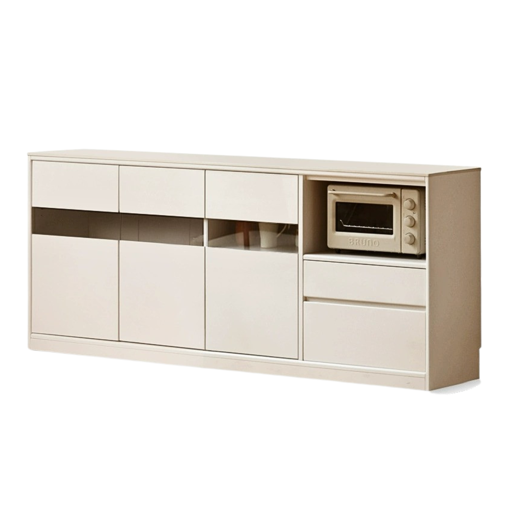 out of stock 70.9x14.9x33.5 inch / 180x38x85сm / Warm white color / sideboard (depth 38cm)