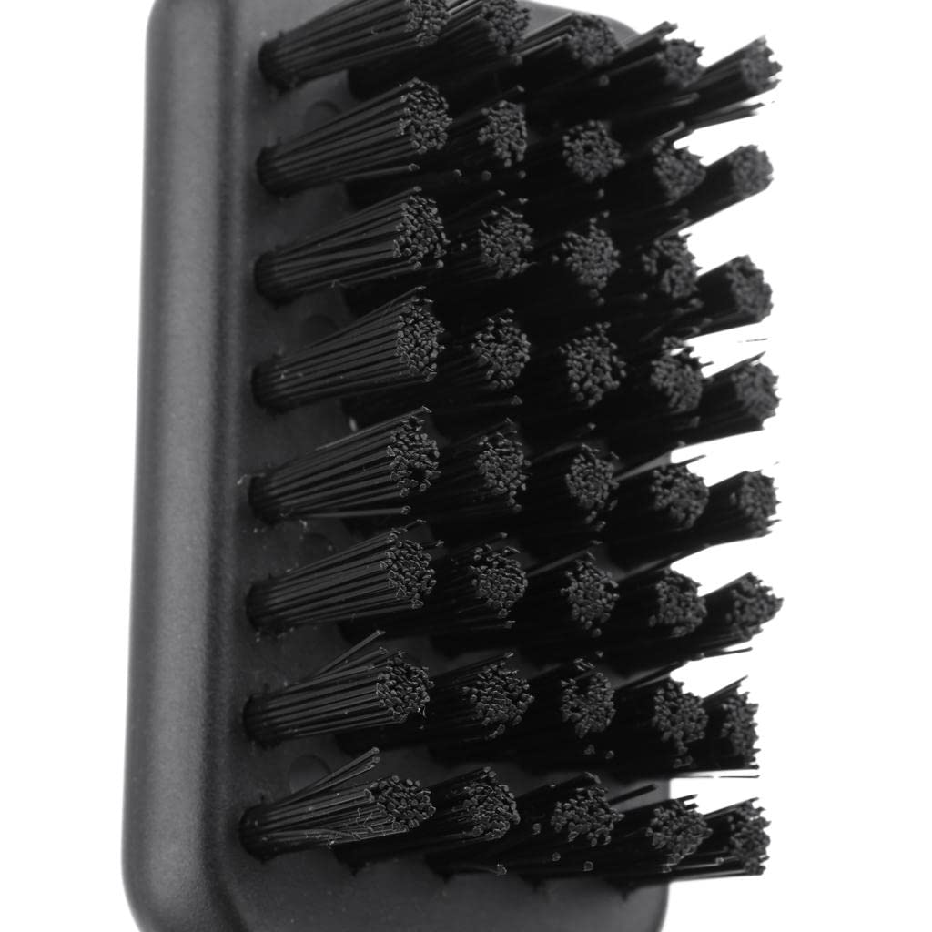 Compact Golf Shoe Brush Cleaner with Mud Remover - Essential Golfer & Caddie Tool for Cleaning Spikes & Soles - Perfect for Course, Driving Range & Club Maintenance