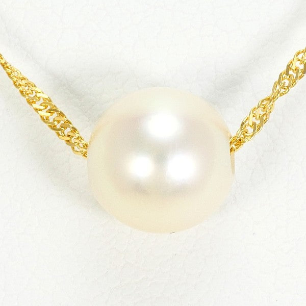 18K Yellow Gold Pearl Necklace for Women - Elegant Bridal Jewelry, Birthday Gift, Anniversary Present - Perfect for Weddings, Parties & Special Occasions