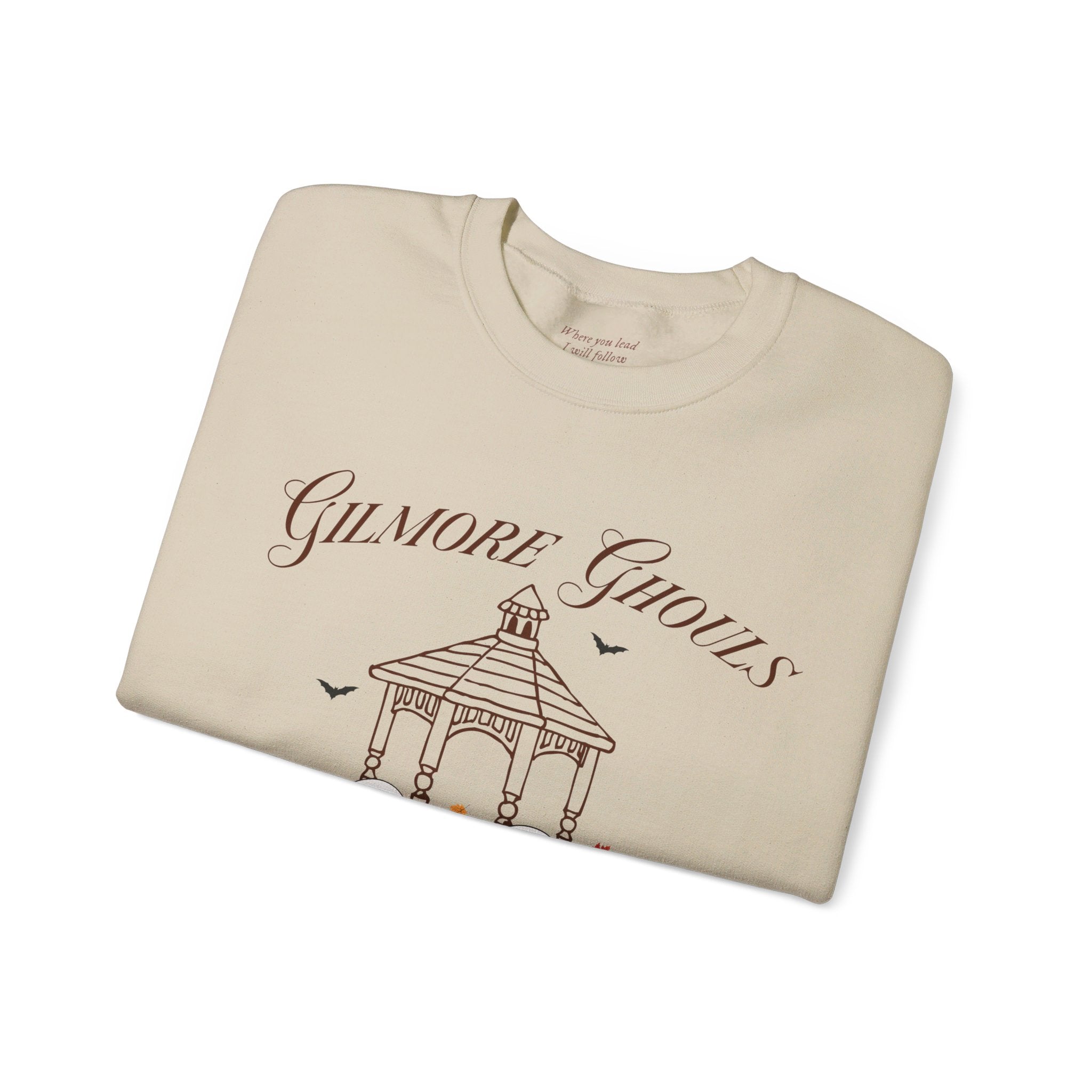 Gilmore Ghouls Halloween Crewneck Sweatshirt | Spooky Graphic Pullover | Perfect for Halloween Parties & Cozy Fall Outfits