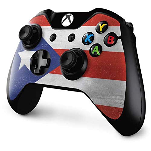 Skinit Decal Gaming Skin for Xbox One Controller - Puerto Rico Flag Distressed Design | Protective Cover for Enhanced Grip & Style | Perfect for Gamers & Collectors