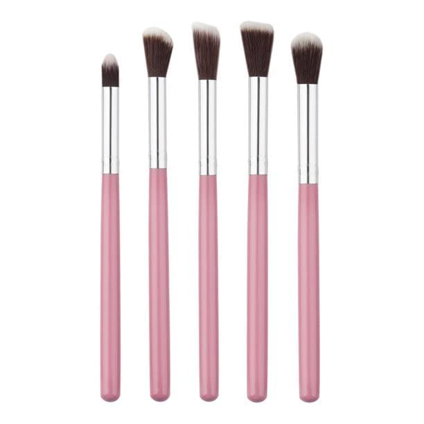 Professional 10-Piece Women's & Girls' Makeup Brush Set - Foundation, Blending, Blush, Eyeliner & Powder Brushes (Silver Pink) - Perfect for Daily Makeup, Contouring & Professional Makeup Artist Kit