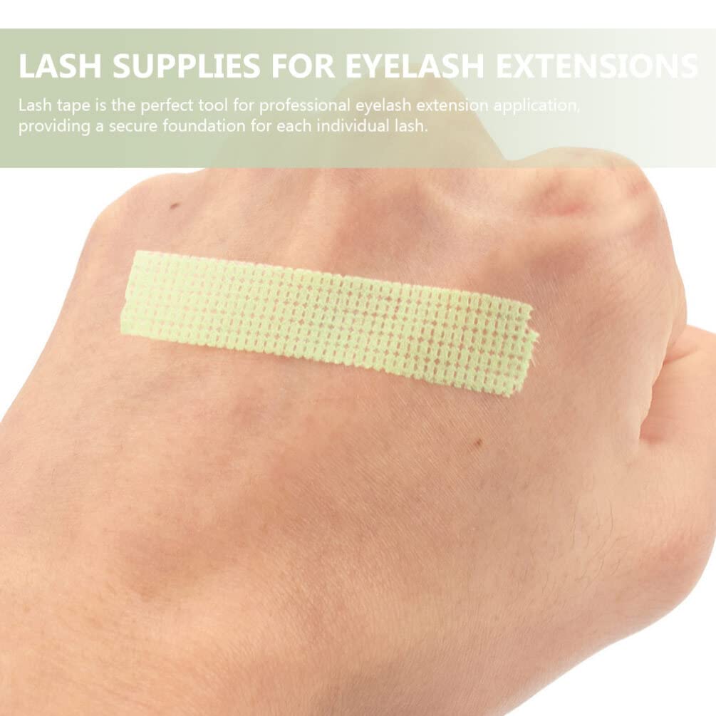 Beaupretty 10 Rolls Eyelash Extension Tape - Breathable Micropore Adhesive Fabric Lash Tape, Non-Woven Under Eye Tape for Professional Makeup & Eyelash Extensions - Perfect for Salon, Spa & Home Use