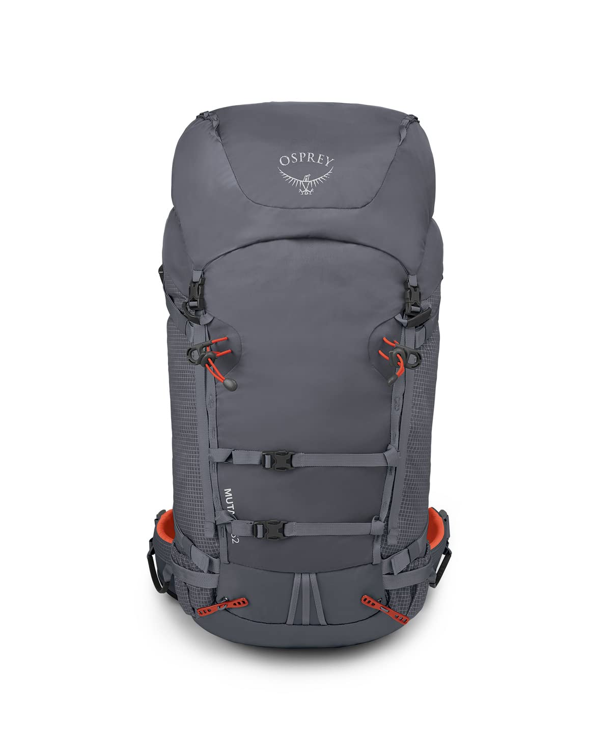 Osprey Mutant 52L Unisex Climbing Backpack - Lightweight Mountaineering Pack for Hiking & Outdoor Adventures - Tungsten Grey (S/M) - Perfect for Rock Climbing, Trekking & Camping Trips