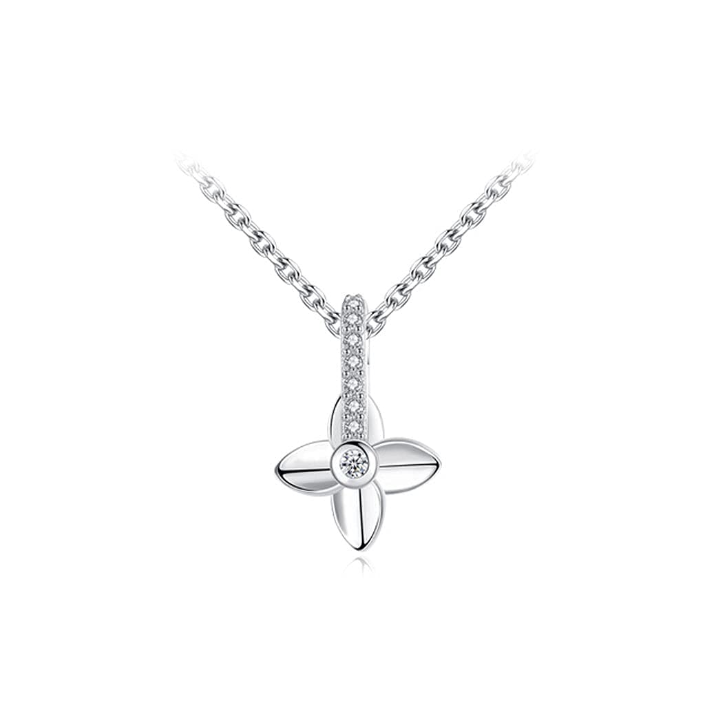 THJ Sterling Silver Windmill Pendant Necklace for Women - Elegant & Stylish Jewelry Gift for Everyday Wear, Parties & Special Occasions