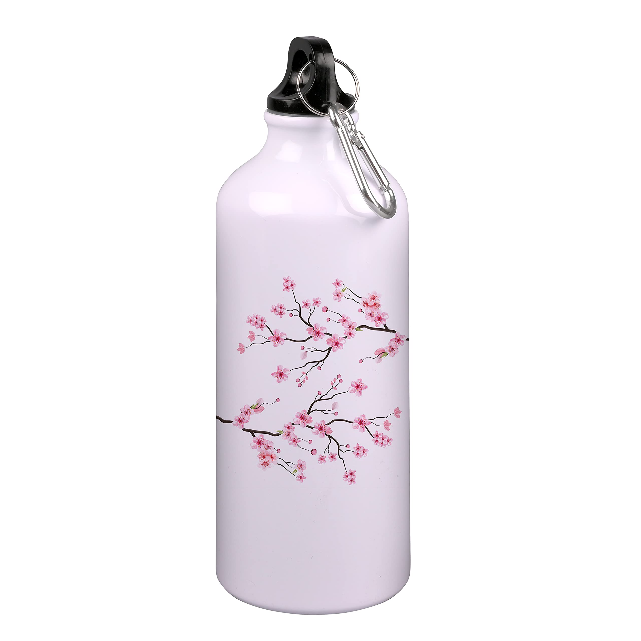 Floral Print Insulated Sports Water Bottle 600ml - Leakproof, BPA-Free for Gym, Running, Hiking, Yoga & Outdoor Activities | Perfect for Workouts, School, Travel & Camping
