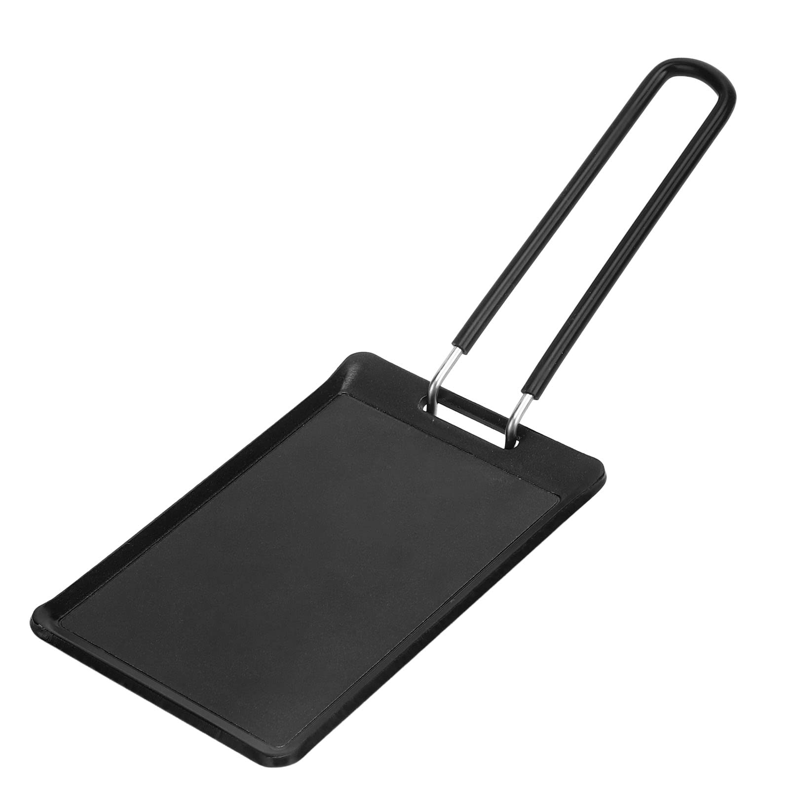 Nonstick BBQ Grill Plate with Handle - Portable Frying Pan for Kitchen, Camping & Outdoor Cooking - Perfect for Grilling, Searing & Serving Steak, Burgers & Vegetables