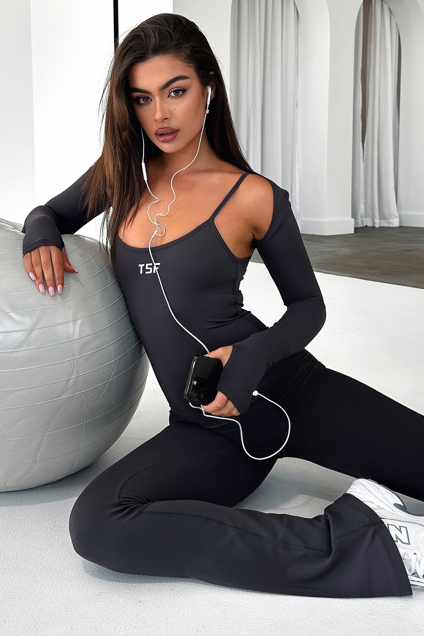 Lawson Flare Jumpsuit for Women - Stylish Grey One Piece Romper | Perfect for Casual Outings, Date Nights & Summer Vacations