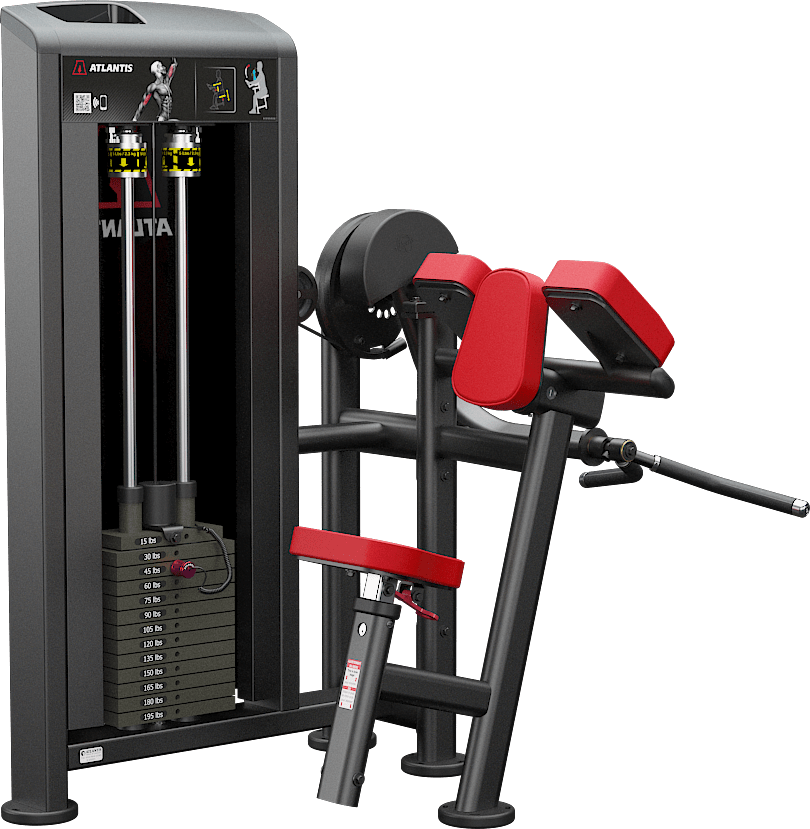 ATLANTIS Seated Biceps Curl Machine - Professional Gym Equipment for Arm Workouts & Strength Training - Perfect for Home Gyms & Commercial Fitness Centers