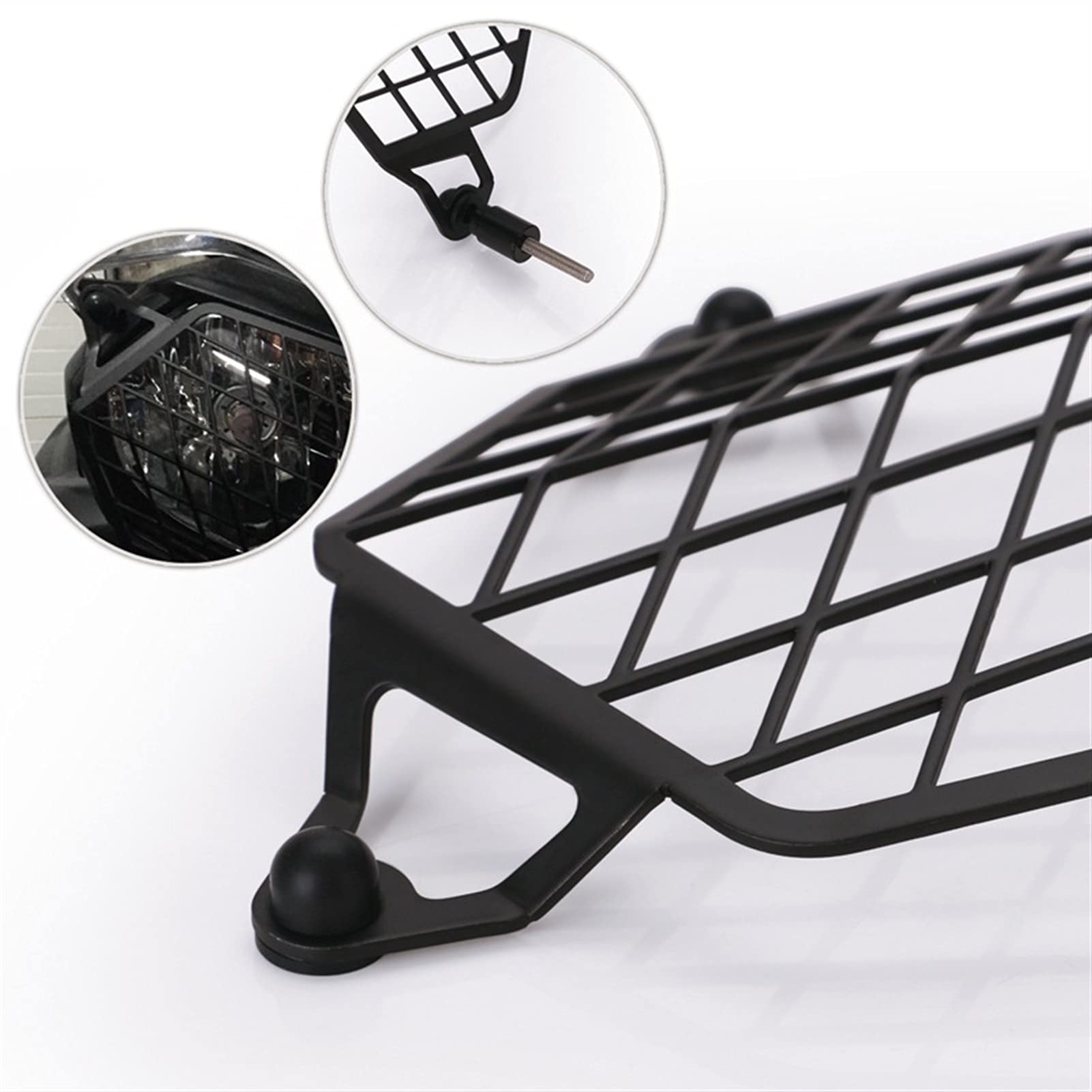 Triumph Tiger 800 (2010-2017) & Explorer 1200 (2012-2017) Motorcycle Headlight Grille Cover - Durable Protective Guard for Off-Road & Adventure Riding