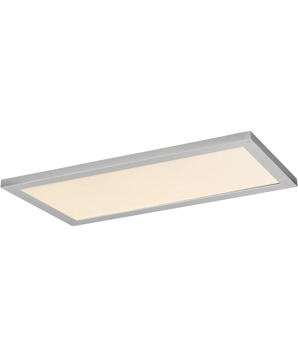 12W Sky LED Flush Mount Ceiling Light 3000K Warm White, Brushed Aluminum Finish - Perfect for Bedroom, Kitchen, and Hallway Lighting