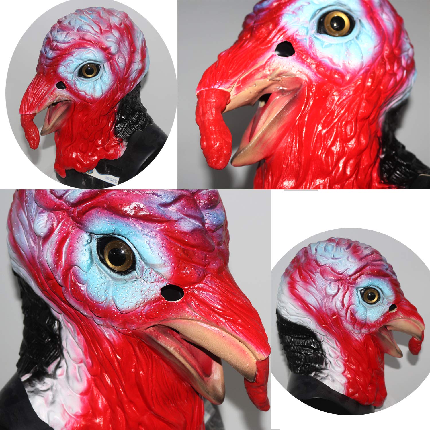 Latex Turkey Mask for Halloween & Thanksgiving Parties