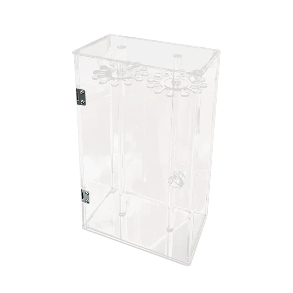 24 Hooks Rotating Necklace Display Stand - Clear Jewelry Organizer for Desktop, Bedroom & Home Decor | Perfect for Necklace Storage, Gift Wrapping & Retail Display