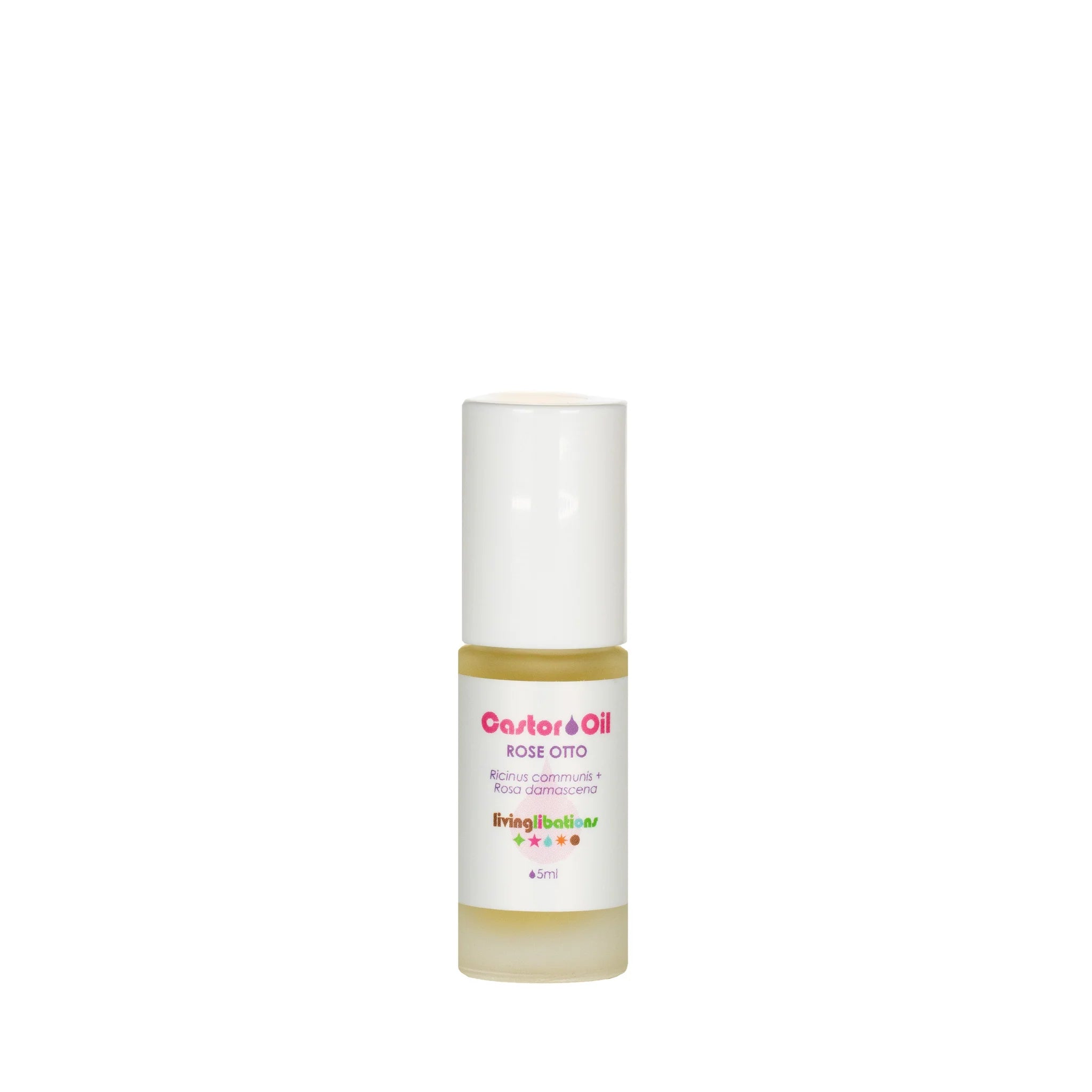 Pure Organic Castor Oil & Rose Otto Essential Oil - Natural Hair Growth & Skin Care Solution - Perfect for DIY Beauty, Aromatherapy & Massage