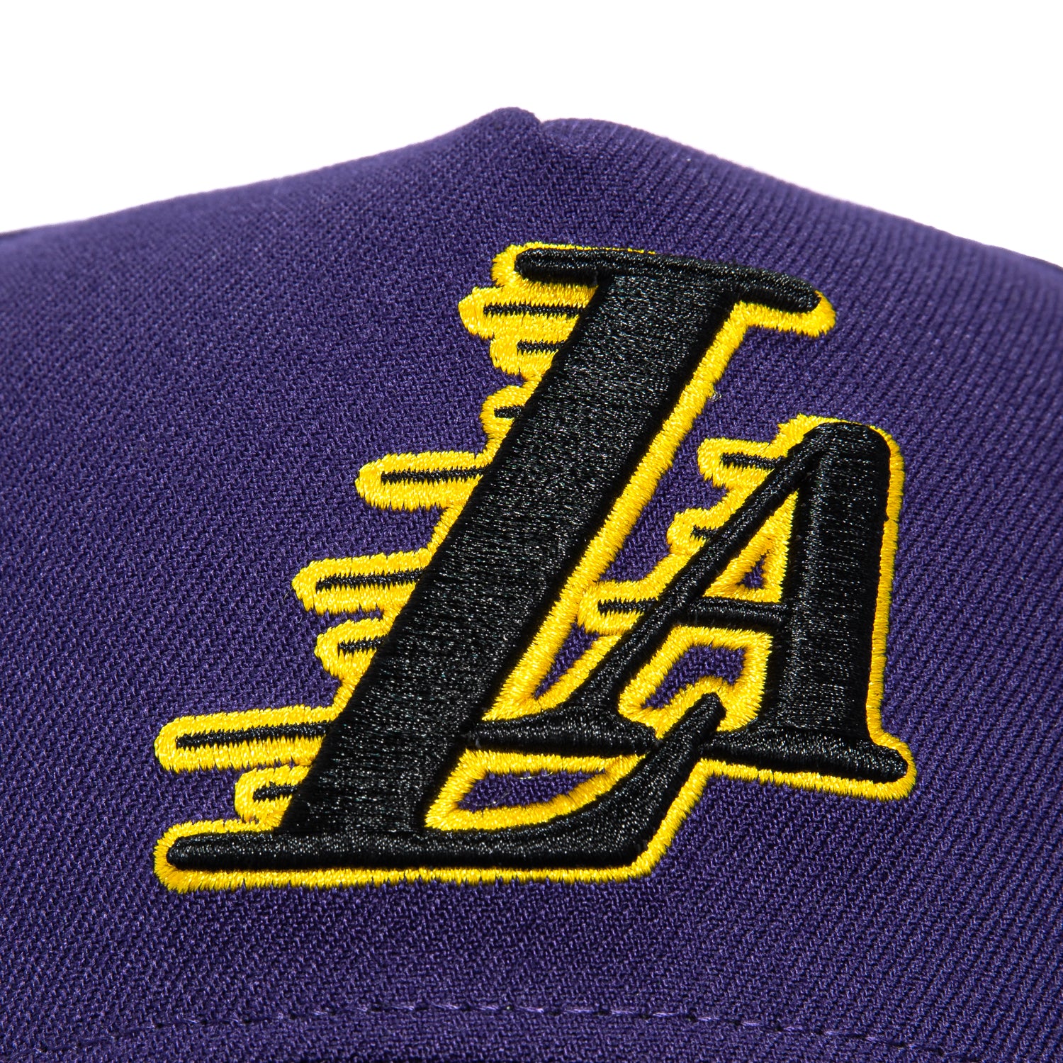 New Era 9Forty A-Frame Los Angeles Lakers Snapback Cap - Purple & Black Motion Hat for Men | NBA Basketball Fan Gear, Streetwear Fashion Accessory, Game Day Outfit