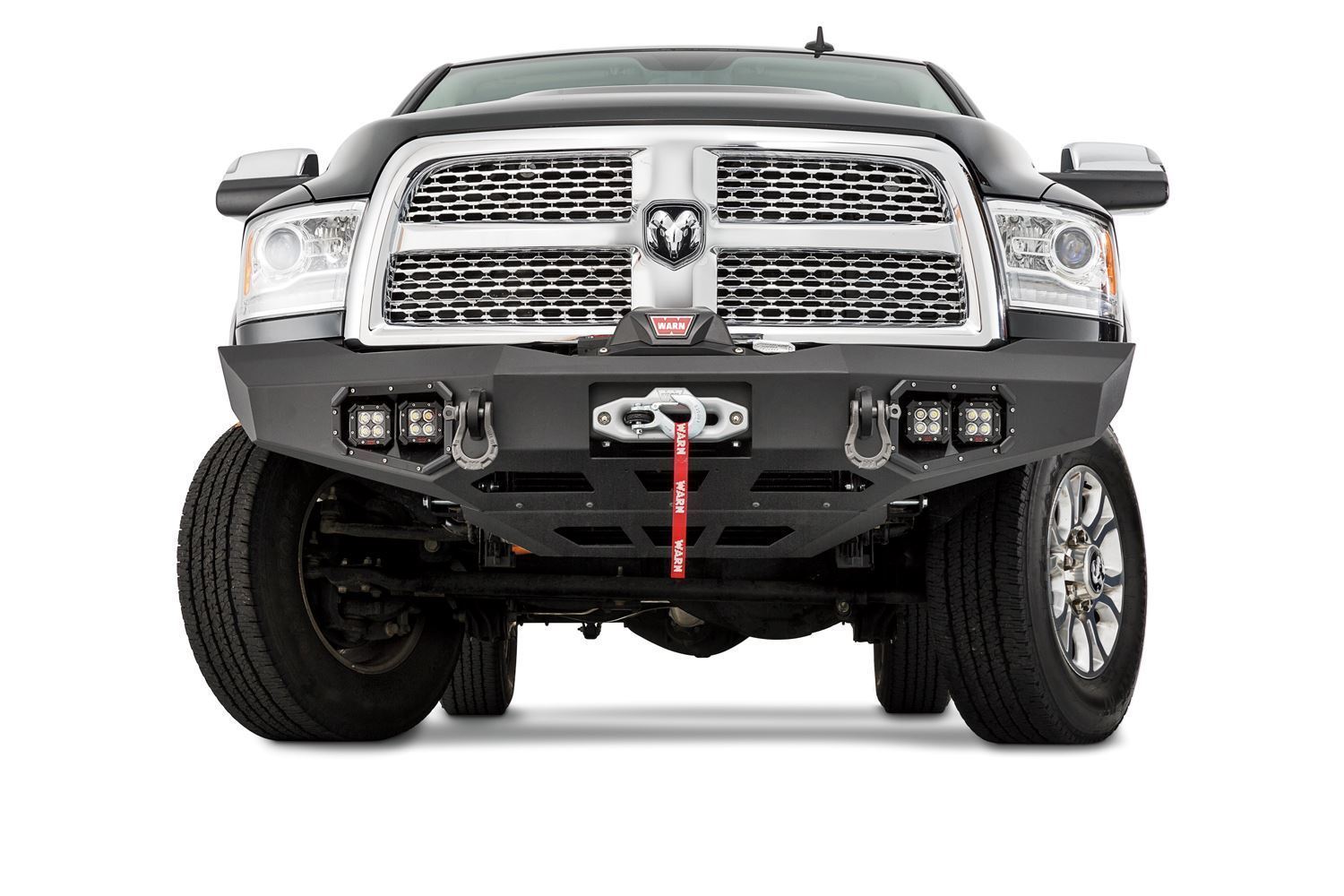 2013-2019 Ram 2500/3500 Warn Ascent Heavy Duty Front Bumper | Off-Road Truck Bumper for Enhanced Protection & Style | Perfect for Trail Riding, Overlanding & Tough Terrain