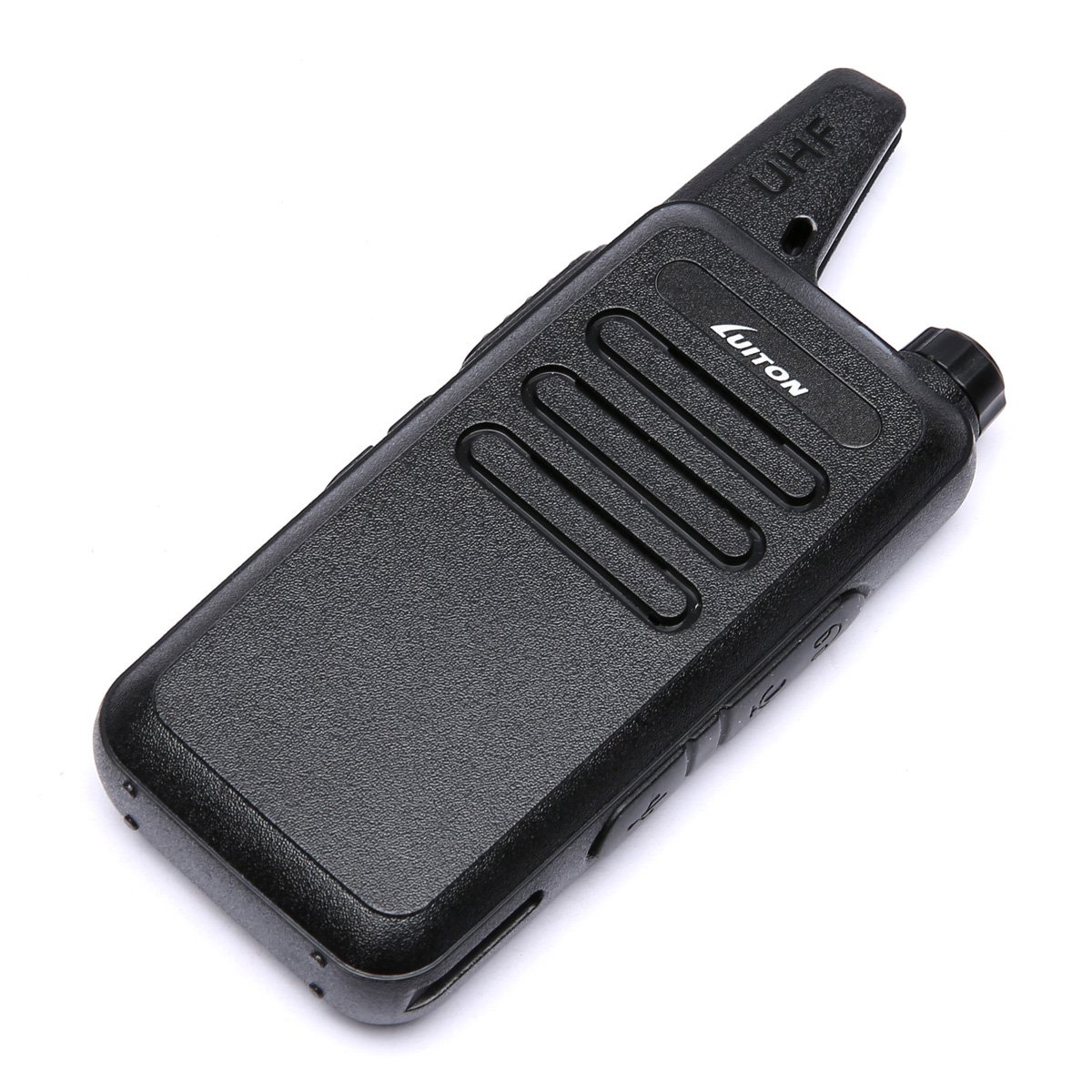 LT-316 GMRS Walkie Talkies for Adults - 3 Watts Output, 5-10 Miles Range, UHF Two Way Radios with Micro USB Charging - Perfect for Outdoor Camping, Hiking, Hunting & Emergency Communication (Pair, Black)