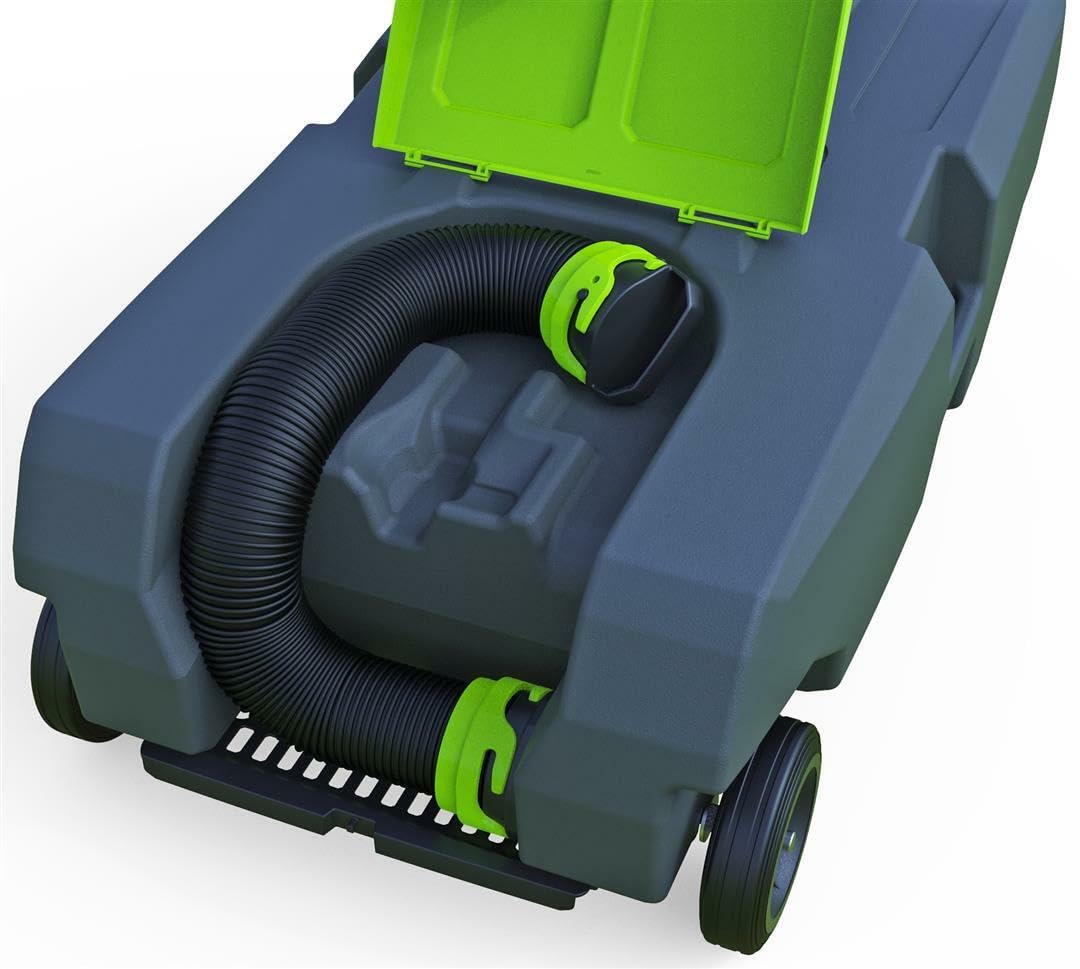 Thetford 40510 18 Gallon Smart Portable Waste Tote Tank with 4 Wheels - Ideal for RV, Camping & Marine Sanitation