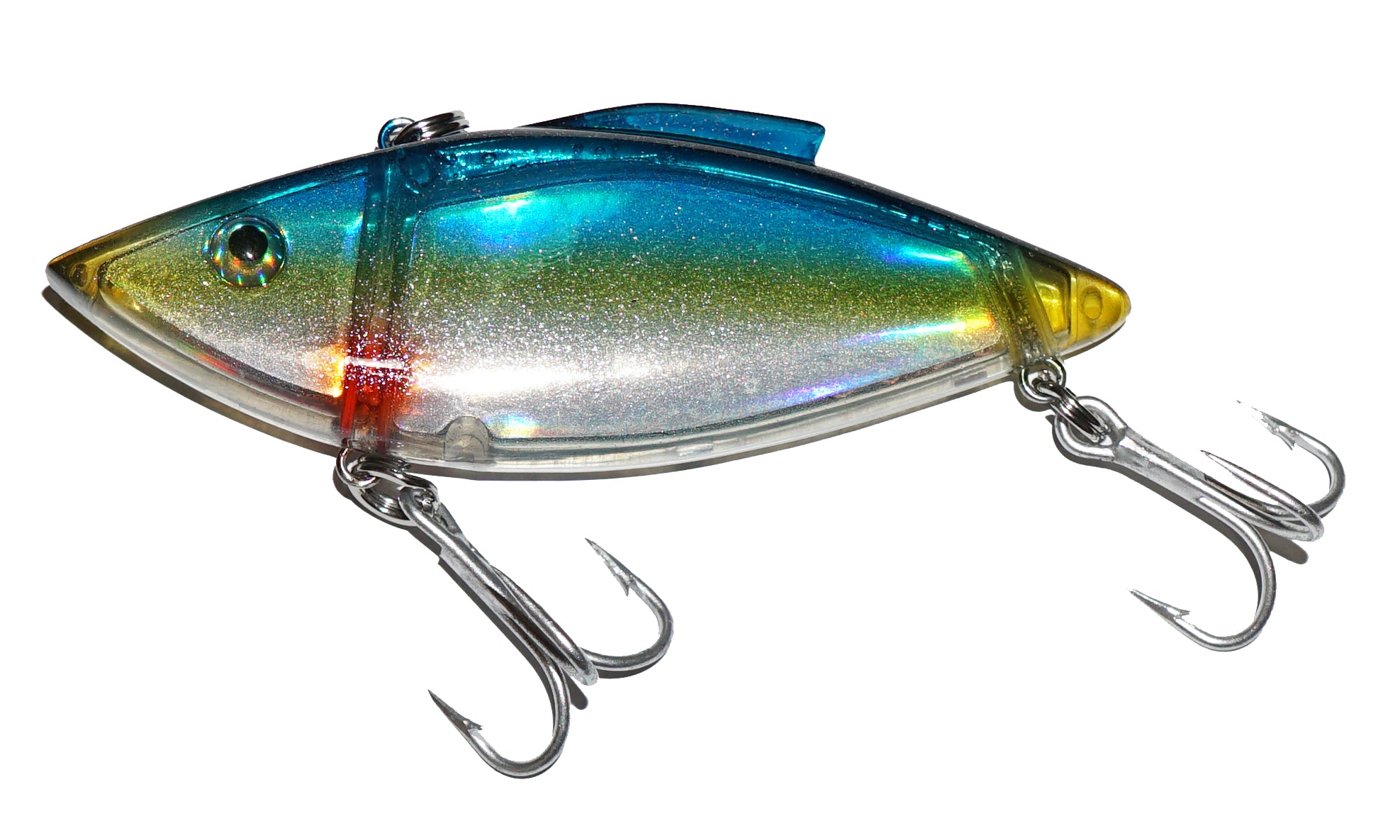 Bill Lewis Supertrap Lipless Crankbait Fishing Lure - Topwater Bass Fishing Bait for Freshwater & Saltwater - Perfect for Casting, Trolling and Jigging