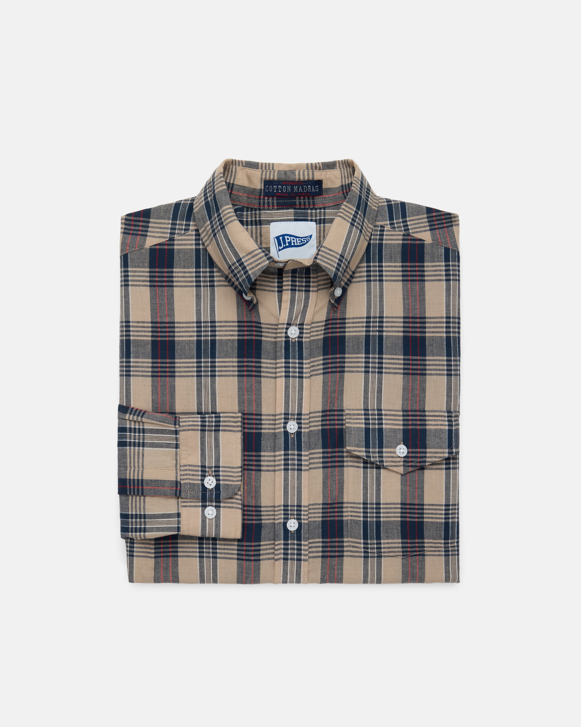 Trim Fit Madras Button Down Shirt for Men - Stylish Casual & Business Wear | Perfect for Office, Dates & Summer Outfits