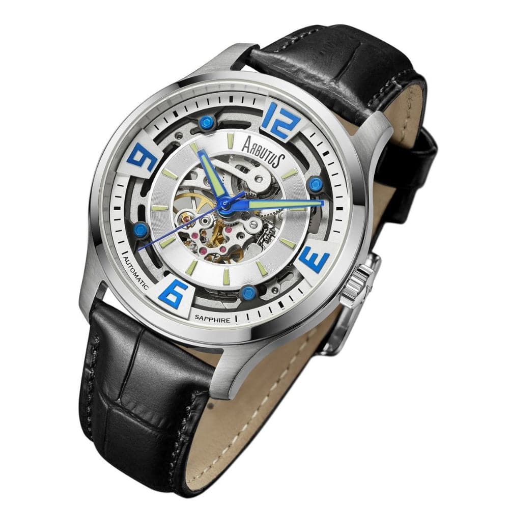 ARBUTUS AR1902SWB Men's Classic Stainless Steel Waterproof Watch - Perfect for Business, Casual & Outdoor Activities