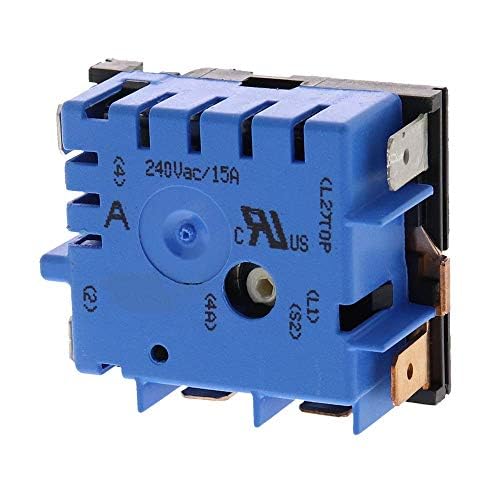 GE WB24X25013 Electric Range Surface Infinite Switch Control Replacement - Compatible with GE Range, Cooktop, Oven & Stove - AP5999509, Budora - Perfect for Home Kitchen Appliance Repair & Maintenance