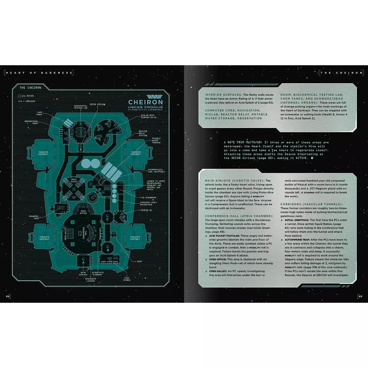 Alien RPG - Heart of Darkness Expansion | Sci-Fi Horror Tabletop Roleplaying Game | Perfect for Game Nights & Thematic Adventures