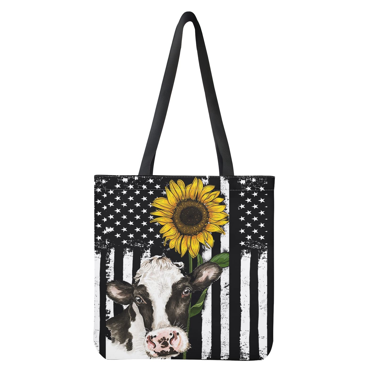 Eco-Friendly Canvas Tote Bag for Women - Reusable Grocery Shopping Bag & Stylish Bookbag for School, Work & Travel | Durable & Spacious Carryall for Everyday Use