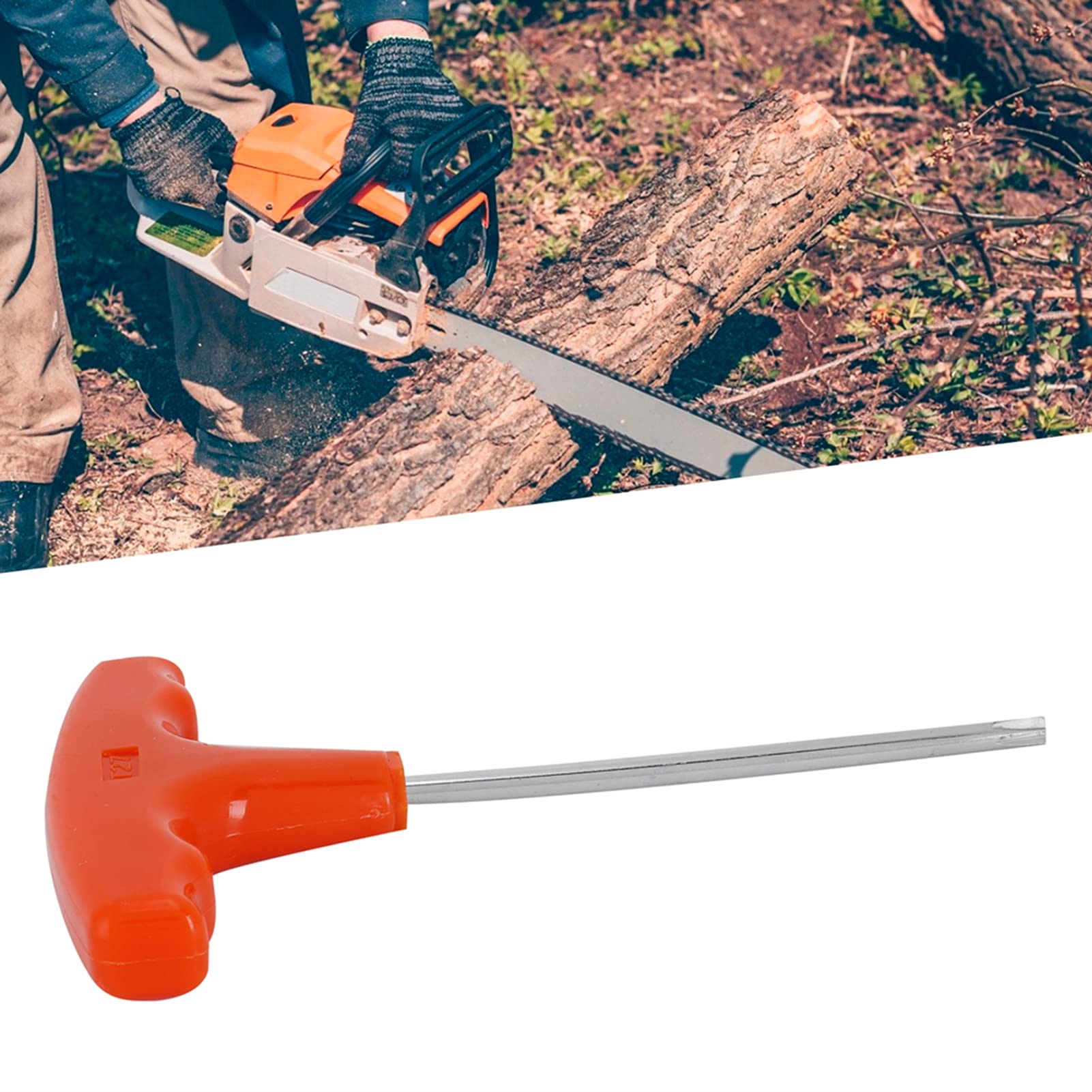 Premium T27 Garden Screwdriver with Ergonomic T-Shaped Handle - Durable Iron & Plastic Construction for Gardening Tools - Perfect for Outdoor Maintenance, DIY Projects, and Home Improvement Tasks