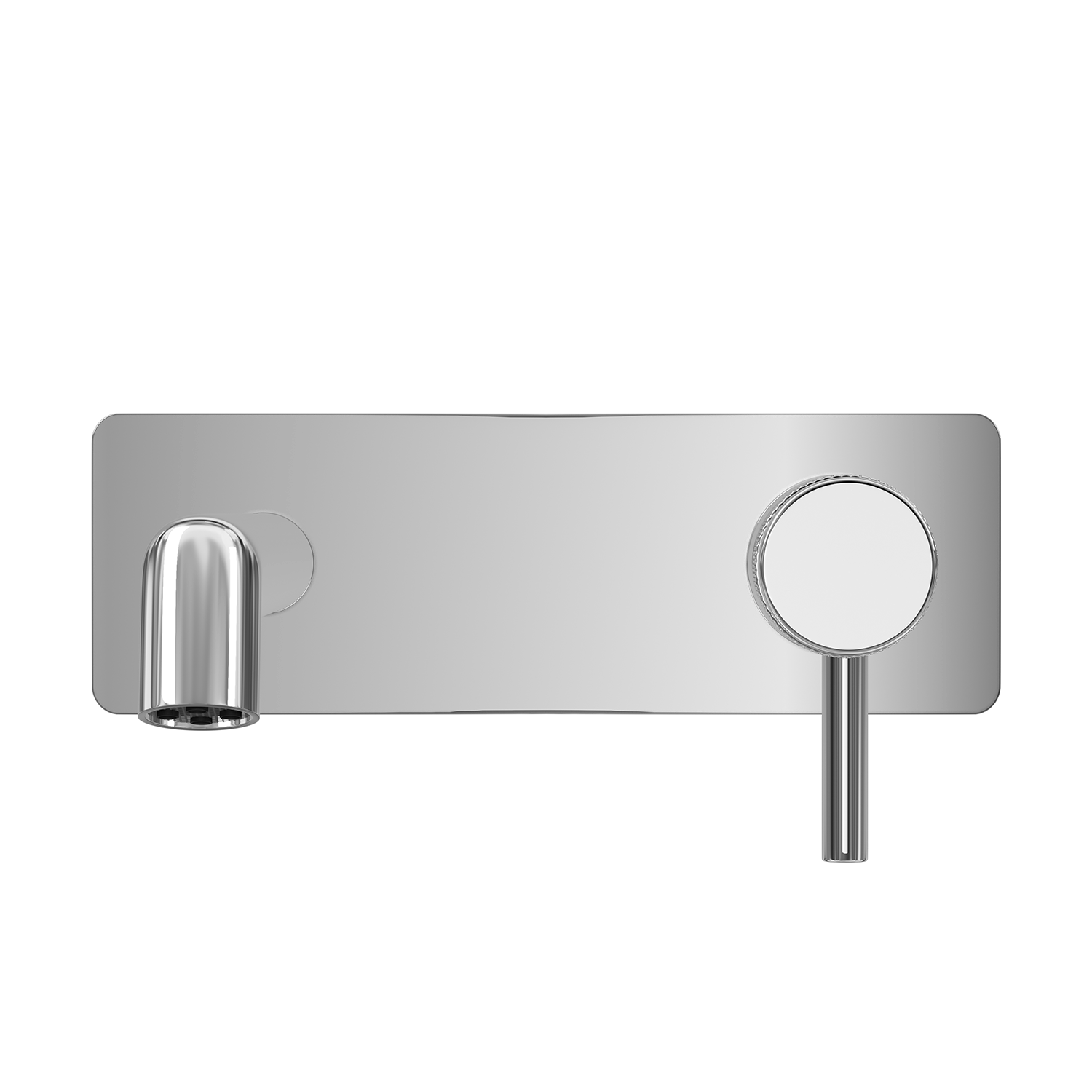 DAX 8030043 Single Handle Wall Mount Bathroom Faucet - Modern Waterfall Spout Design for Bathroom Sink, Vanity, Powder Room, and RV Installation