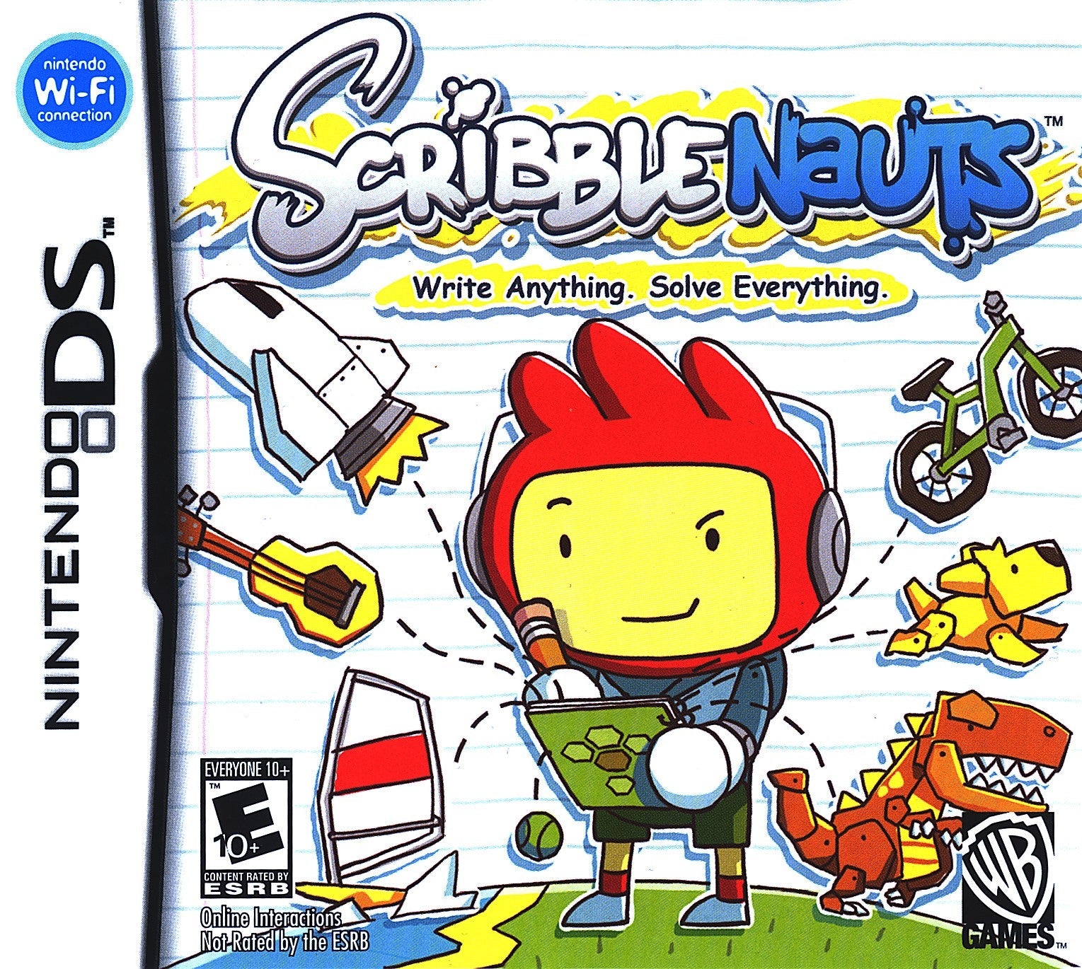 Used Scribblenauts DS Video Games - Nintendo DS Puzzle Adventure Game for Kids & Adults - Perfect for Travel, Gifts & Family Game Nights