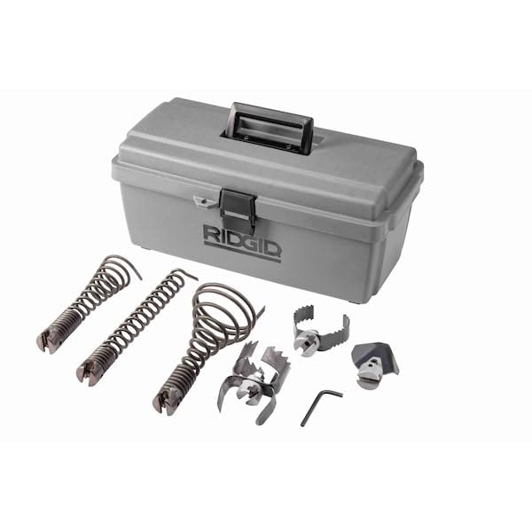 Ridgid 61723 Professional Tool Kit with K5208 Toolbox & Cutters - Perfect for Plumbing, HVAC, and Electrical Work