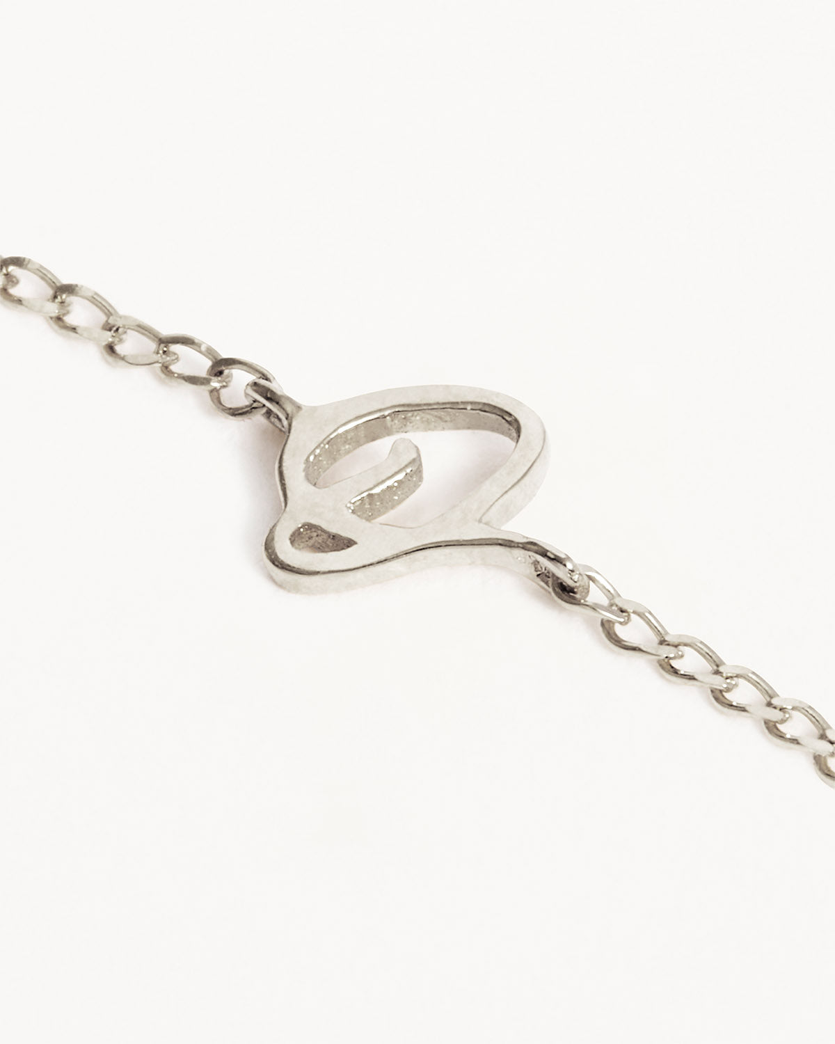 Sterling Silver Love Letter Bracelet - Engraved Romantic Gift for Her - Perfect for Anniversaries, Valentine's Day & Special Occasions