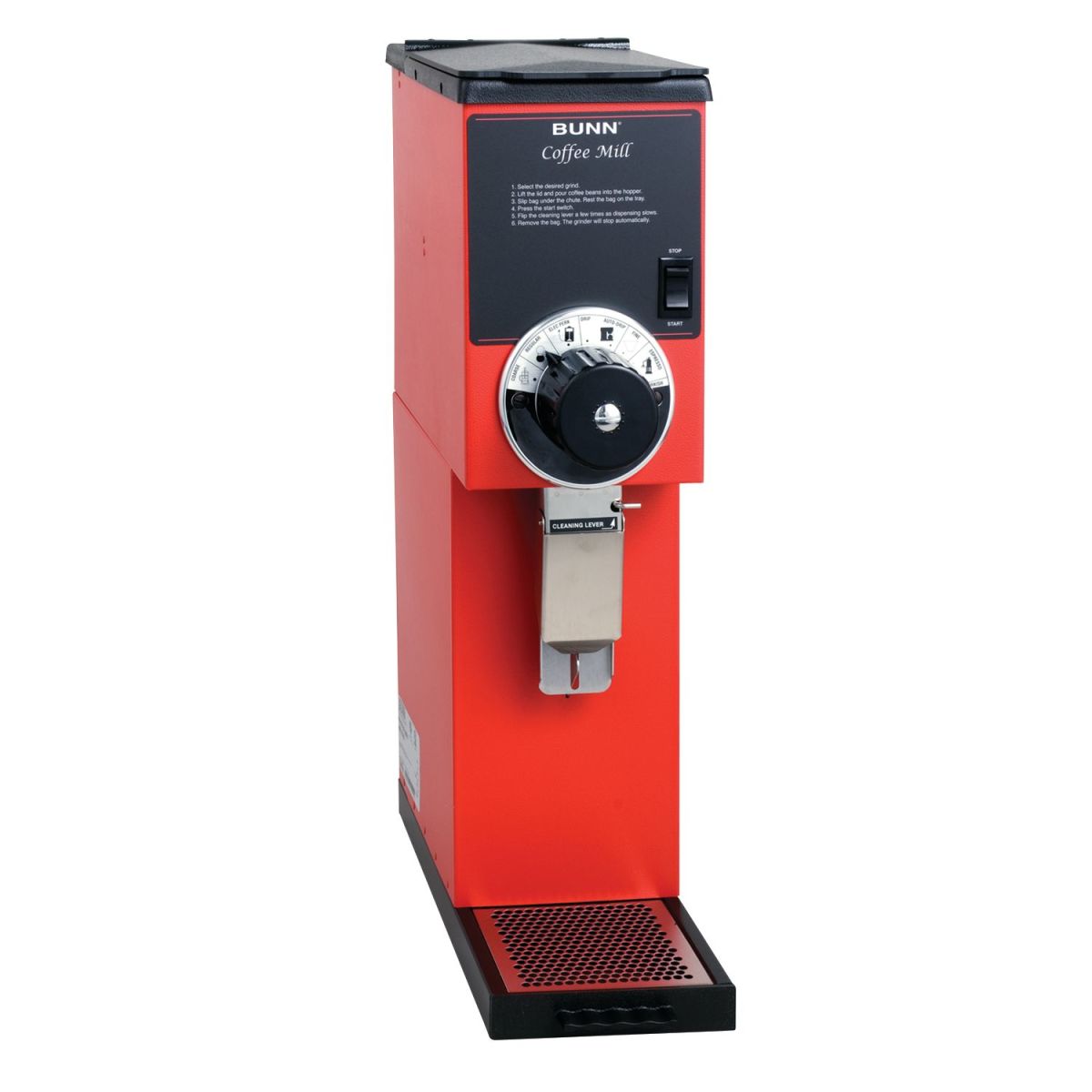 BUNN G2 HD Black 2 lb. Commercial Coffee Grinder - Perfect for Coffee Shops, Restaurants & Offices - Heavy Duty Bulk Coffee Bean Grinder for Fresh Ground Coffee
