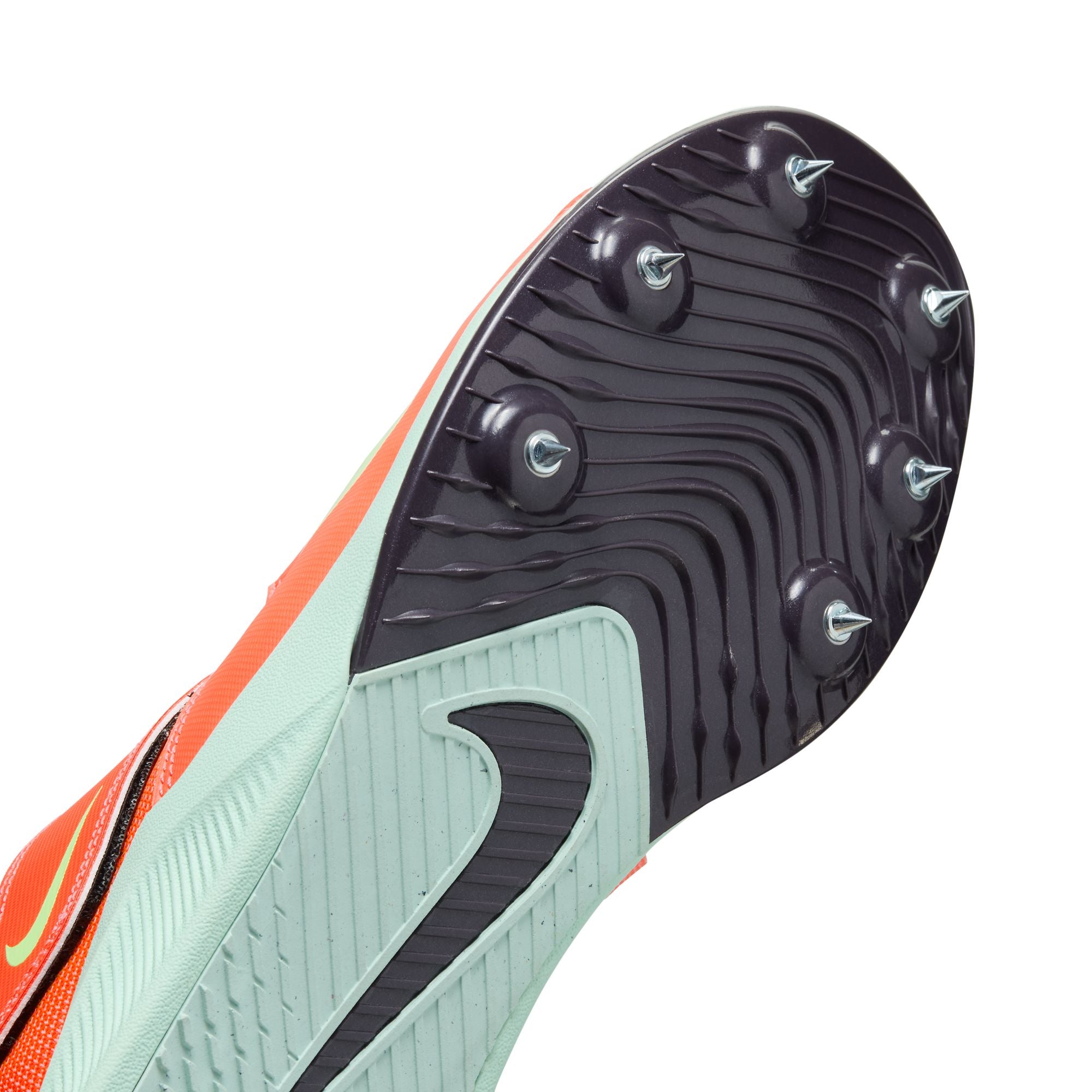 Unisex Nike Zoom Rival Jump Track & Field Shoes - Size 600, Bright Crimson/Washed Coral Lime Blast - Perfect for Sprinting, Long Jump & High Jump Training