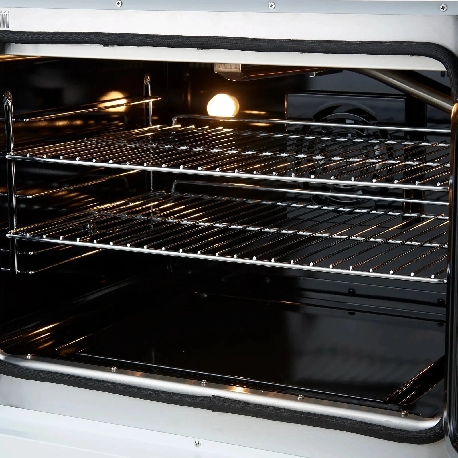 Forno Galiano 30-Inch French Door Dual Fuel Range - 5 Gas Burners & Electric Convection Oven in White with Antique Brass Trim (Model FFSGS6356 30WHT) - Perfect for Gourmet Cooking, Baking, and Entertaining in Modern Kitchens