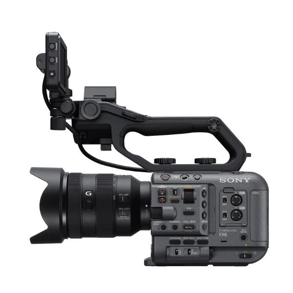 Sony Cinema Line FX6 Full Frame Camera with Lens - Professional 4K Video Recording for Filmmaking, Vlogging, and Live Streaming