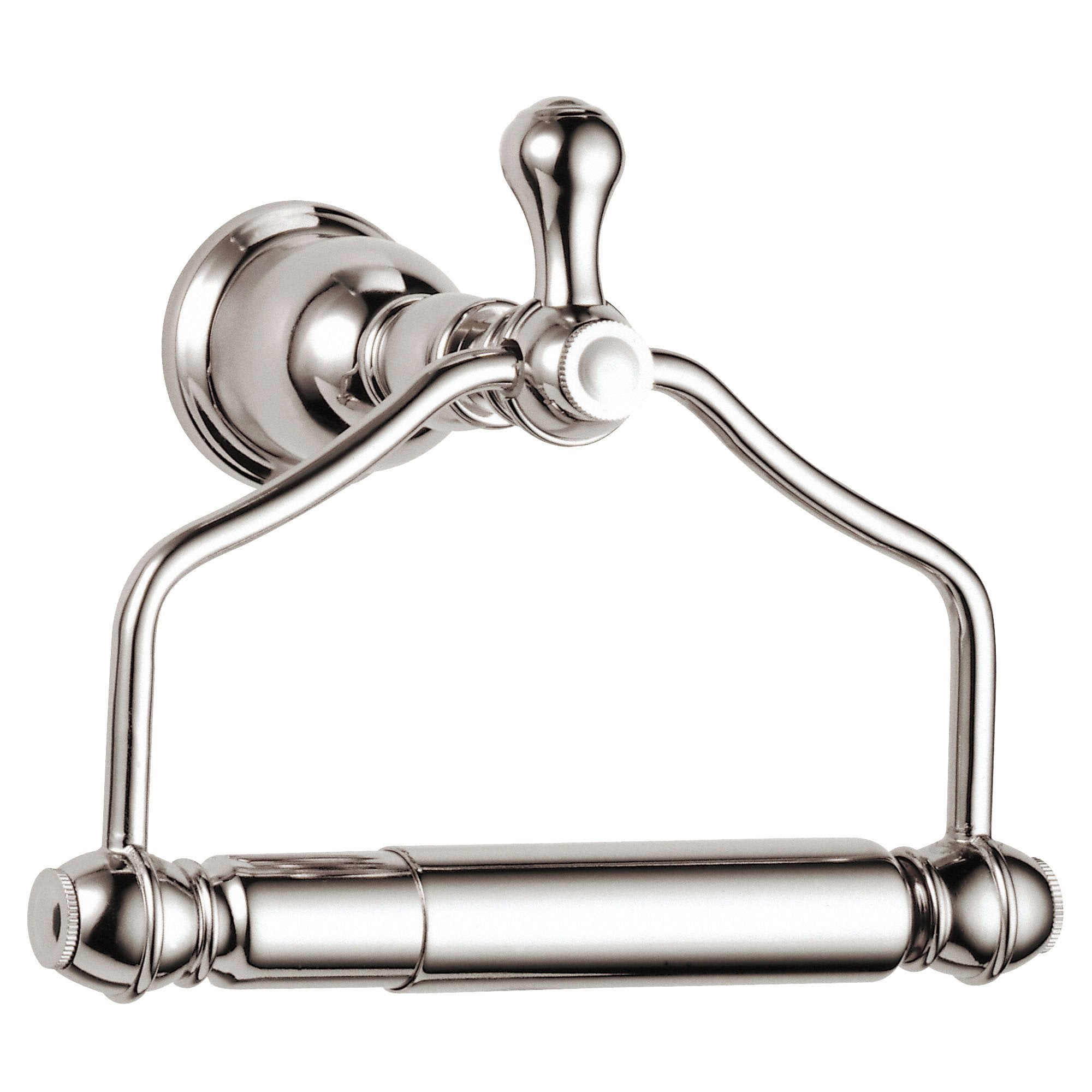 Danze Opulence Traditional Style Polished Nickel Toilet Paper Holder - Bathroom Tissue Roll Dispenser for Home, Hotel & Office Decor