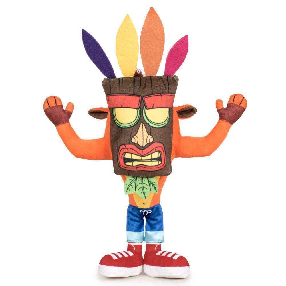 Crash Bandicoot Plush Toy 21cm - Soft & Cuddly Collectible for Fans, Kids & Gamers | Perfect for Gifts, Bedroom Decor & Gaming Room Accessories
