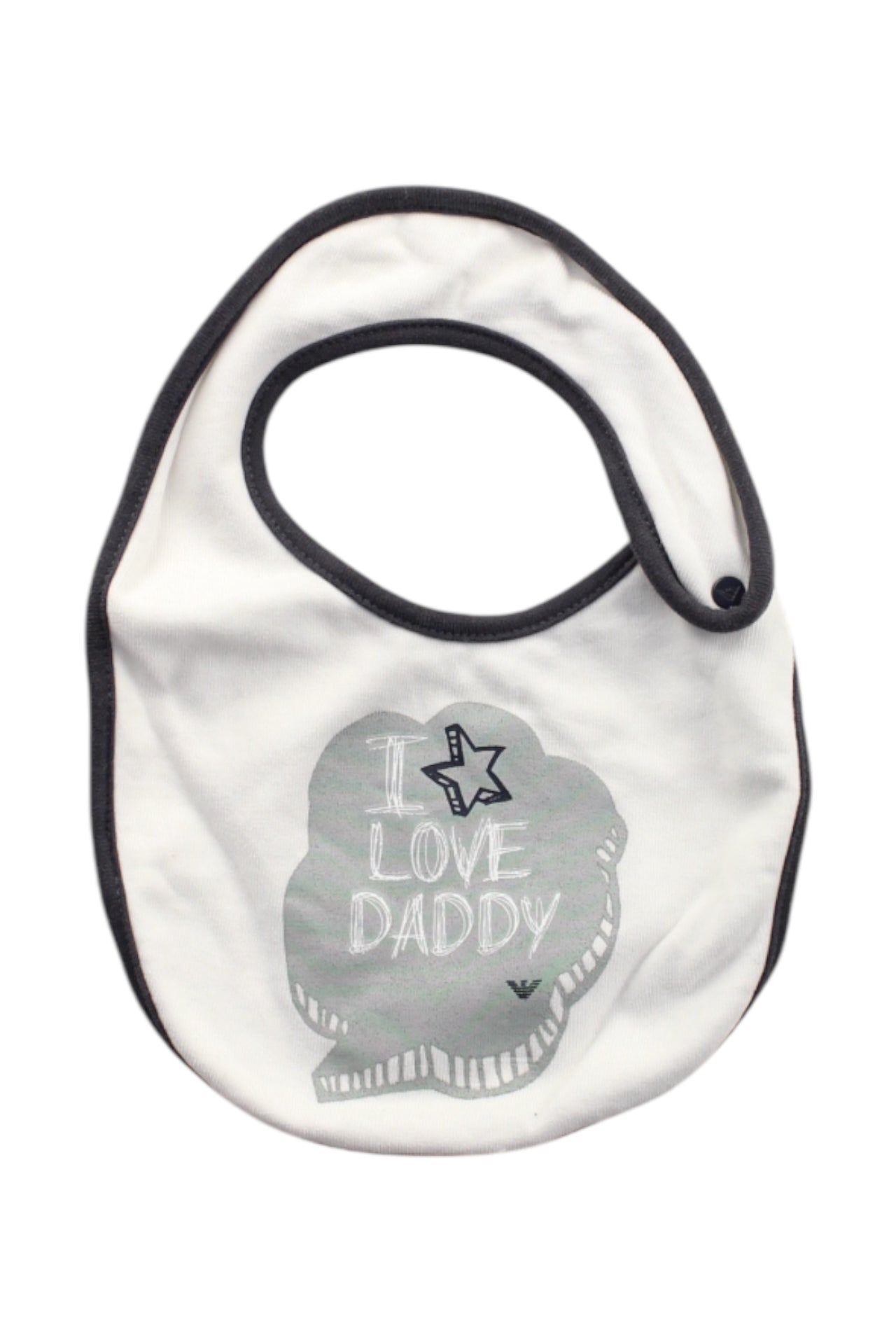 Armani Kids Bib 10287537 - Stylish & Comfortable Baby Feeding Bib for Mess-Free Meals - Perfect for Infants, Toddlers & Everyday Use at Home or On-the-Go