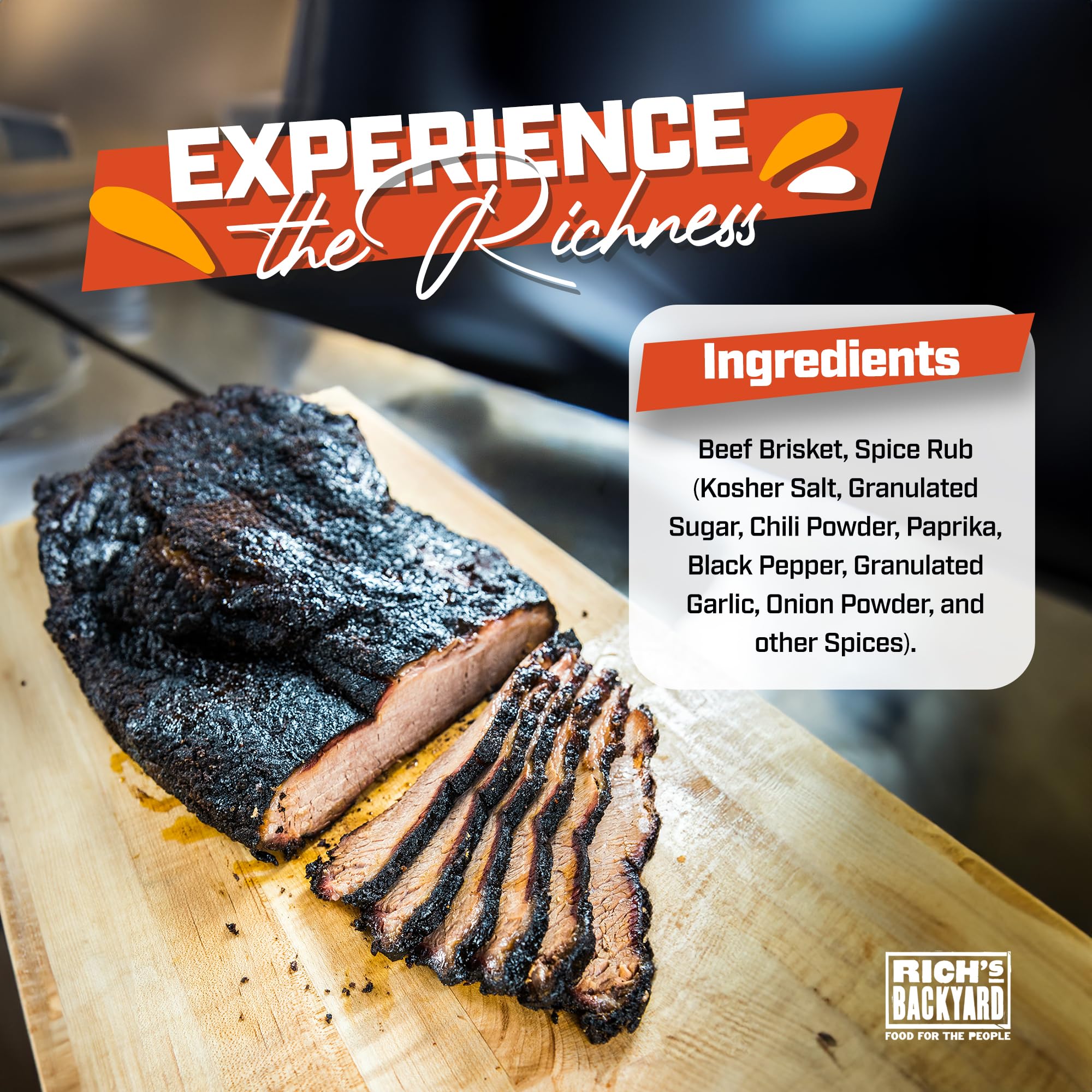 Roots Renowned 18-Hour Smoked Brisket (8-10 lbs) – Fully Cooked & Blast-Chilled – Master Chef Prepared for Ultimate Tenderness – Perfect for Holidays, Festive Dinners & Gifts – Ideal for BBQ Parties, Family Gatherings & Special Occasions