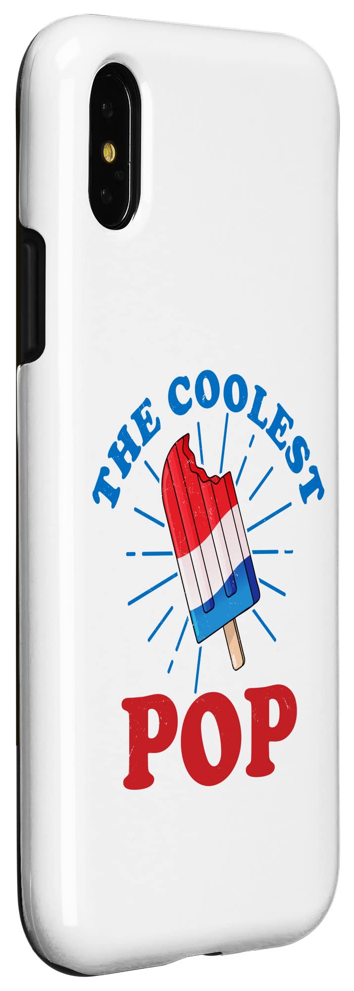 iPhone X/XS Funny Frozen Ice Pop Phone Case - Coolest Pop Design for Fathers Day Gifts - Perfect for Birthday, Christmas, and Everyday Use