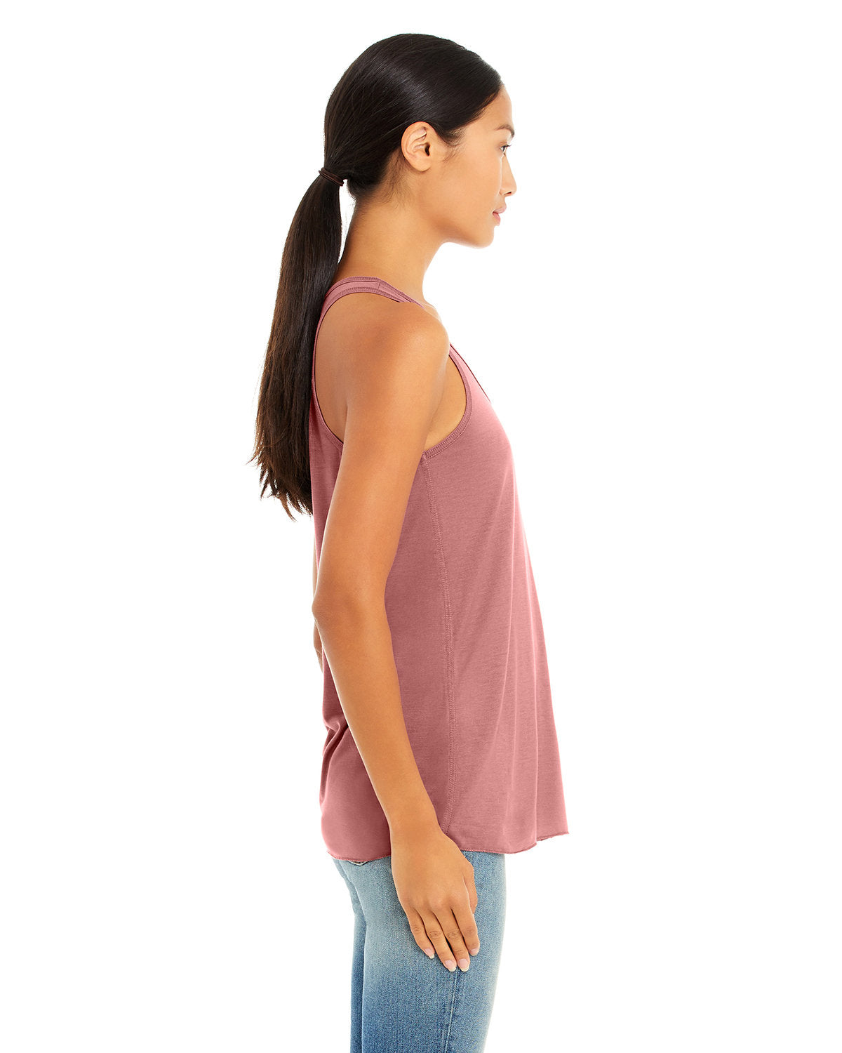Bella + Canvas B8800 Women's Flowy Racerback Tank Top - Soft & Lightweight Slim Fit Workout Shirt for Yoga, Running & Gym
