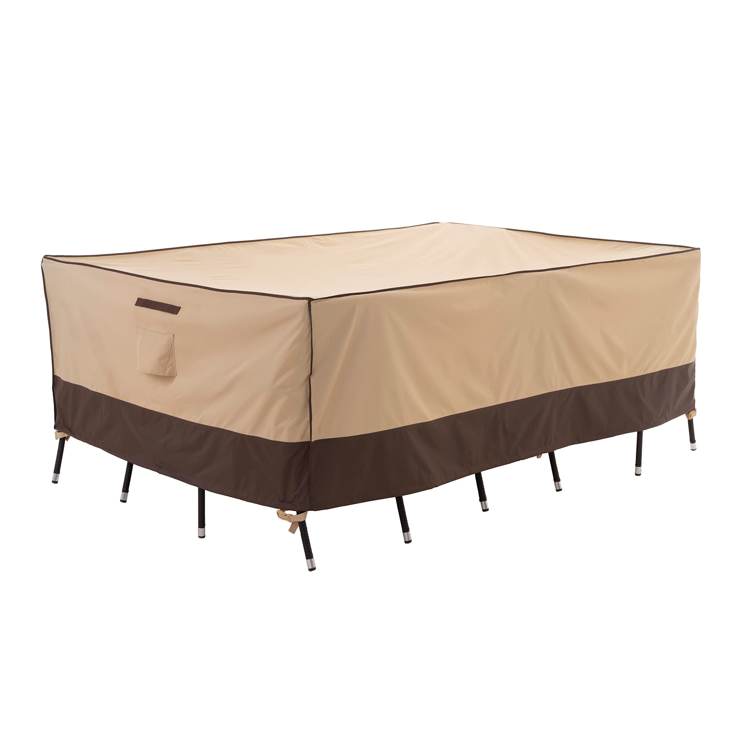 Waterproof UV-Resistant Outdoor Patio Furniture Cover for Large Table with Chairs - 126