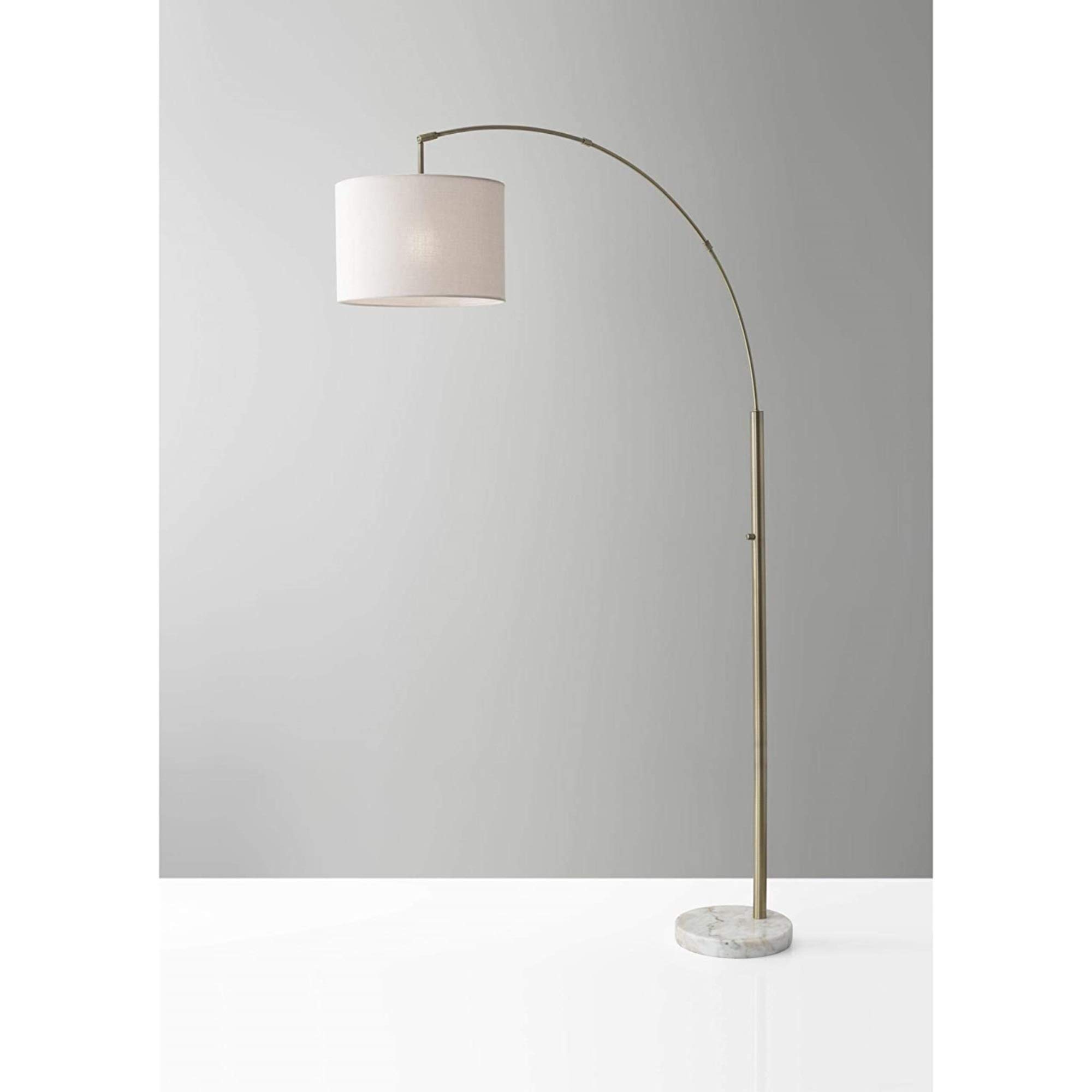 Brass Metal Arc Floor Lamp - 11