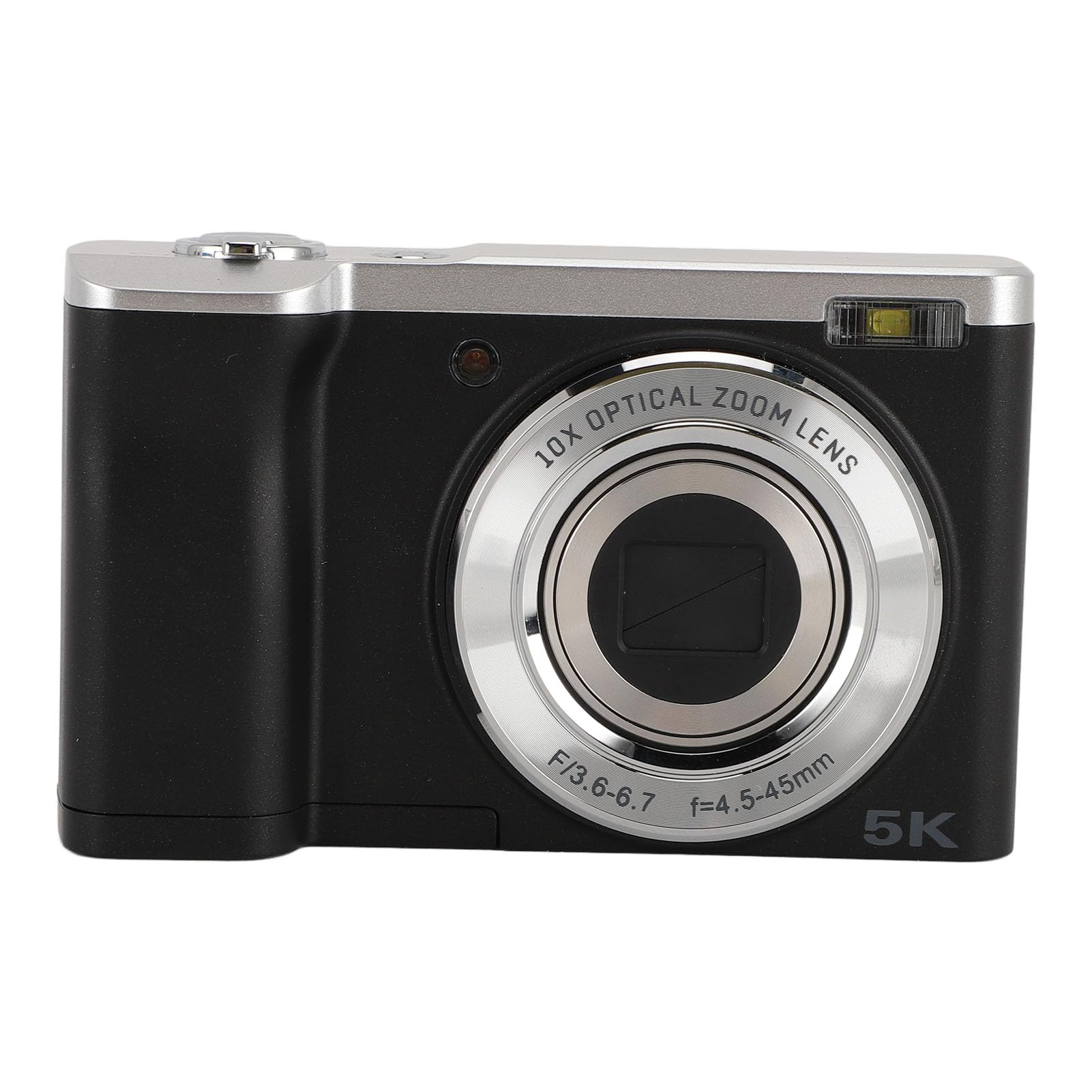 5K Digital Camera with 10x Zoom & Anti-Shake for Vlogging & Travel Photography