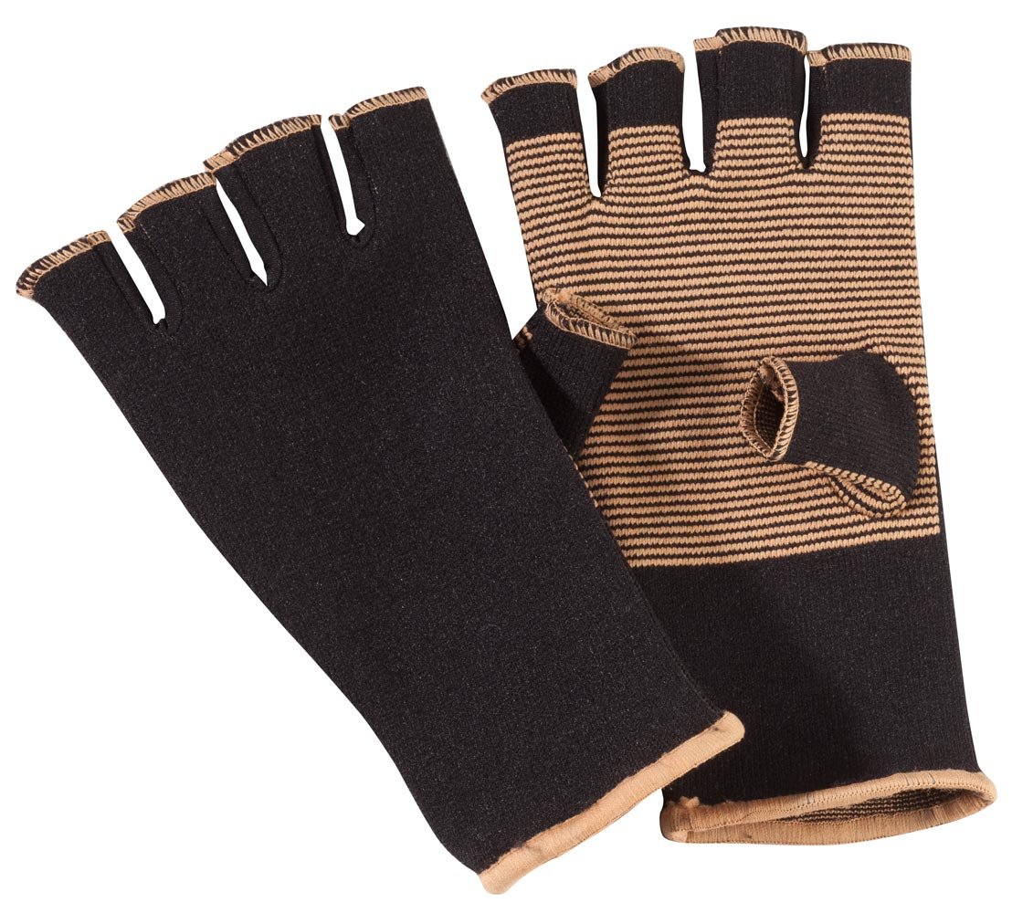 Copper Compression Gloves for Arthritis Pain Relief - Breathable & Supportive Hand Gloves for Joint Pain, Swelling & Circulation - Ideal for Typing, Gardening & Daily Activities