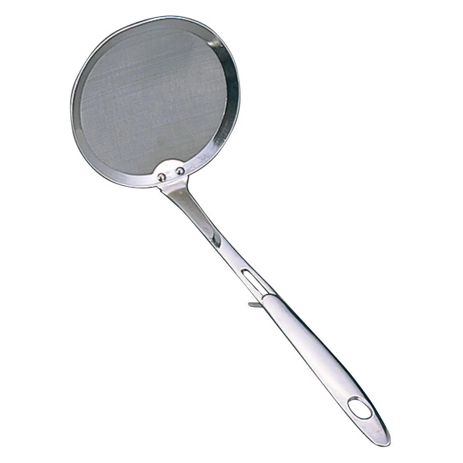 EBM Shokutaku Koubou Stainless Steel Skimmer - Professional Kitchen Strainer for Soup, Broth & Oil - Perfect for Restaurants, Home Cooking & Ramen Shops