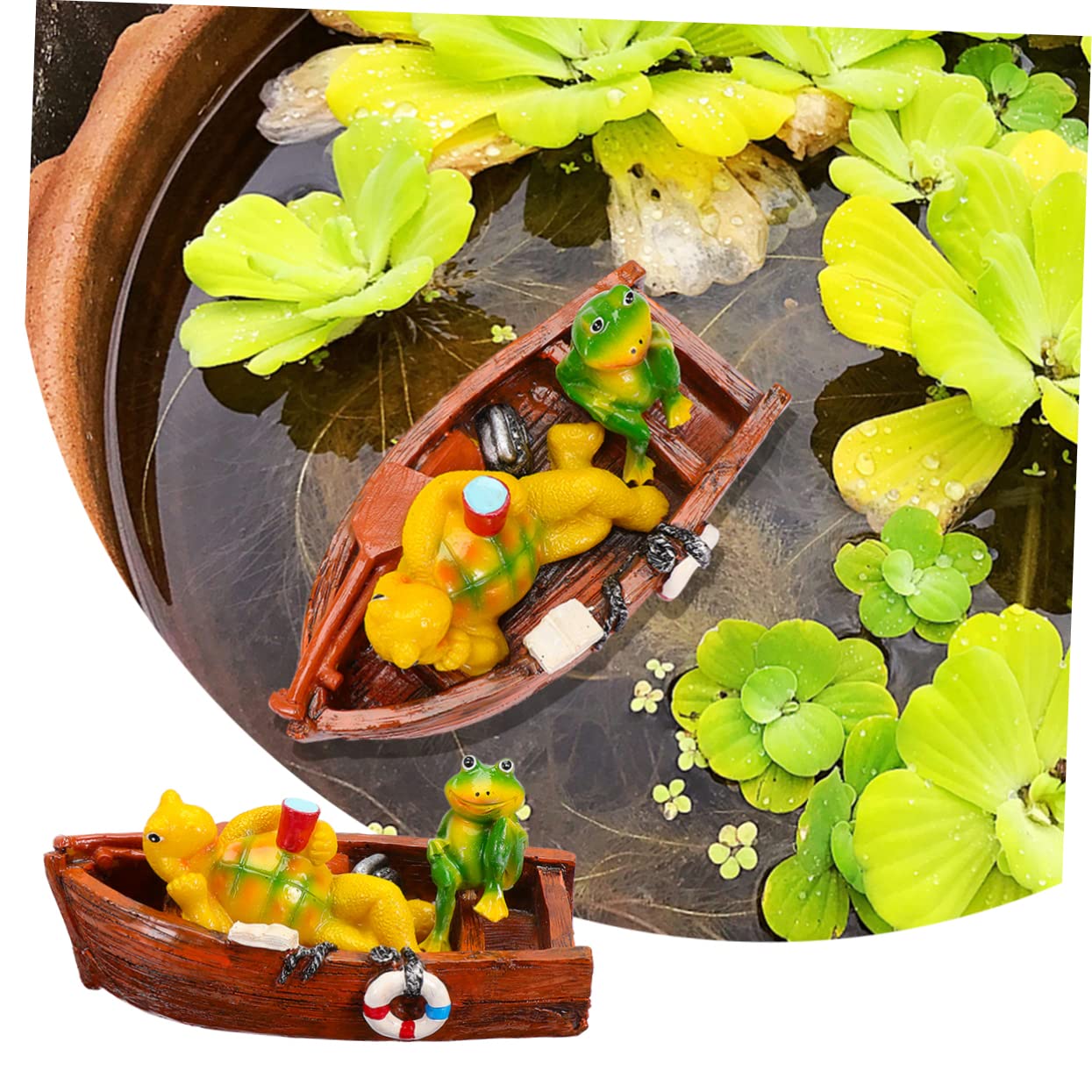 SUPVOX Elegant Wooden Turtle Statue - Handcrafted Desktop Decor, Zen Garden Ornament & Poolside Home Decoration | Perfect for Office Desk, Meditation Spaces & Outdoor Landscaping