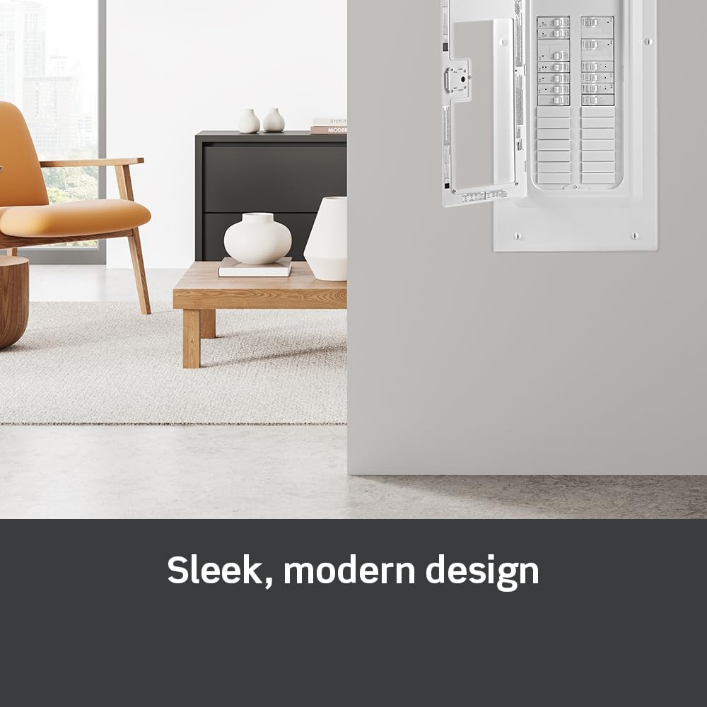 Leviton LSPD2-T 20A Surge Protective Device with Two 1-Pole Plug-On Circuit Breakers, 120/240V AC, White - Perfect for Home & Office Electrical Protection